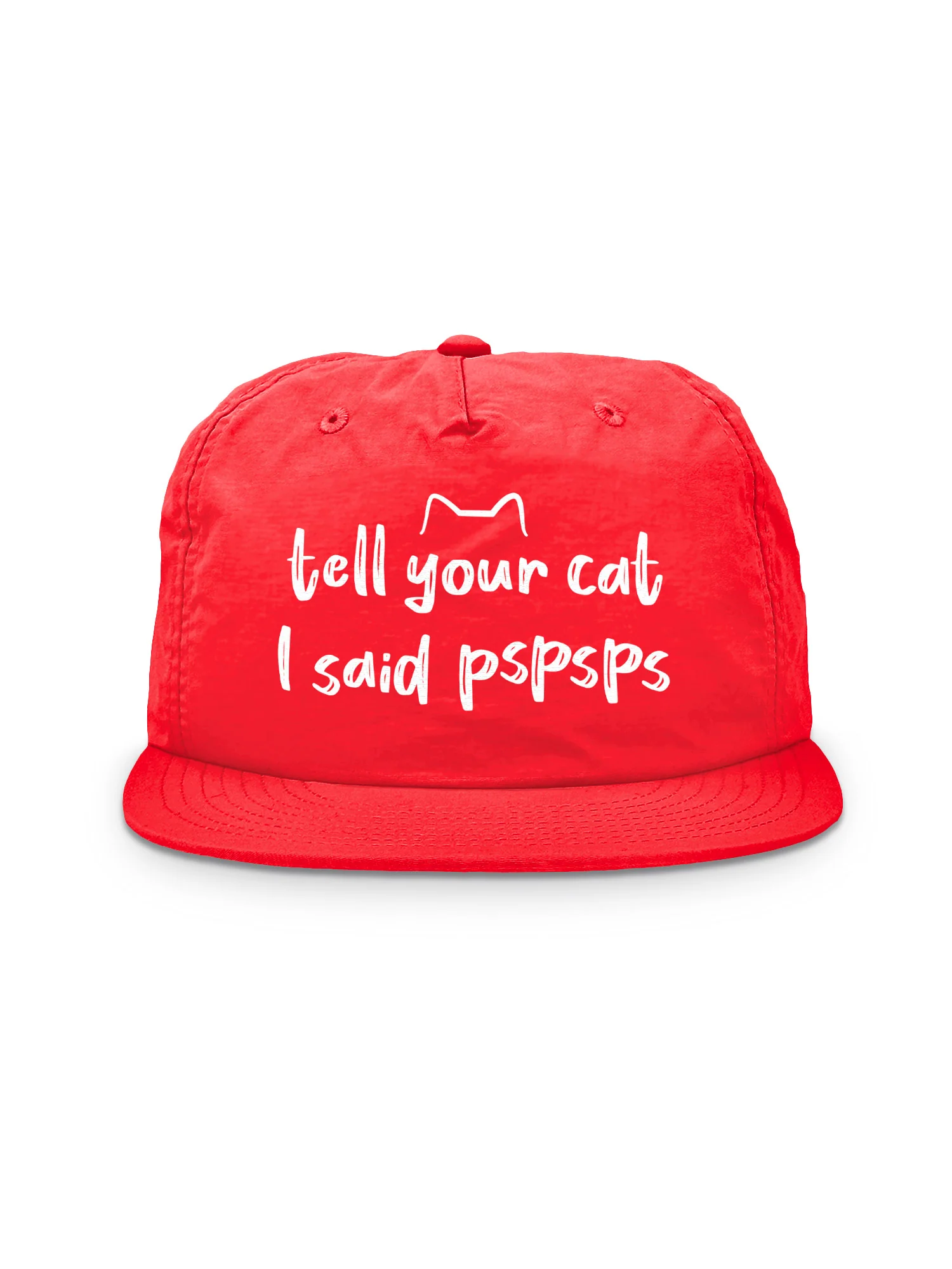 Tell Your Cat I Said pspsps Quick-Dry Cap - Image 3