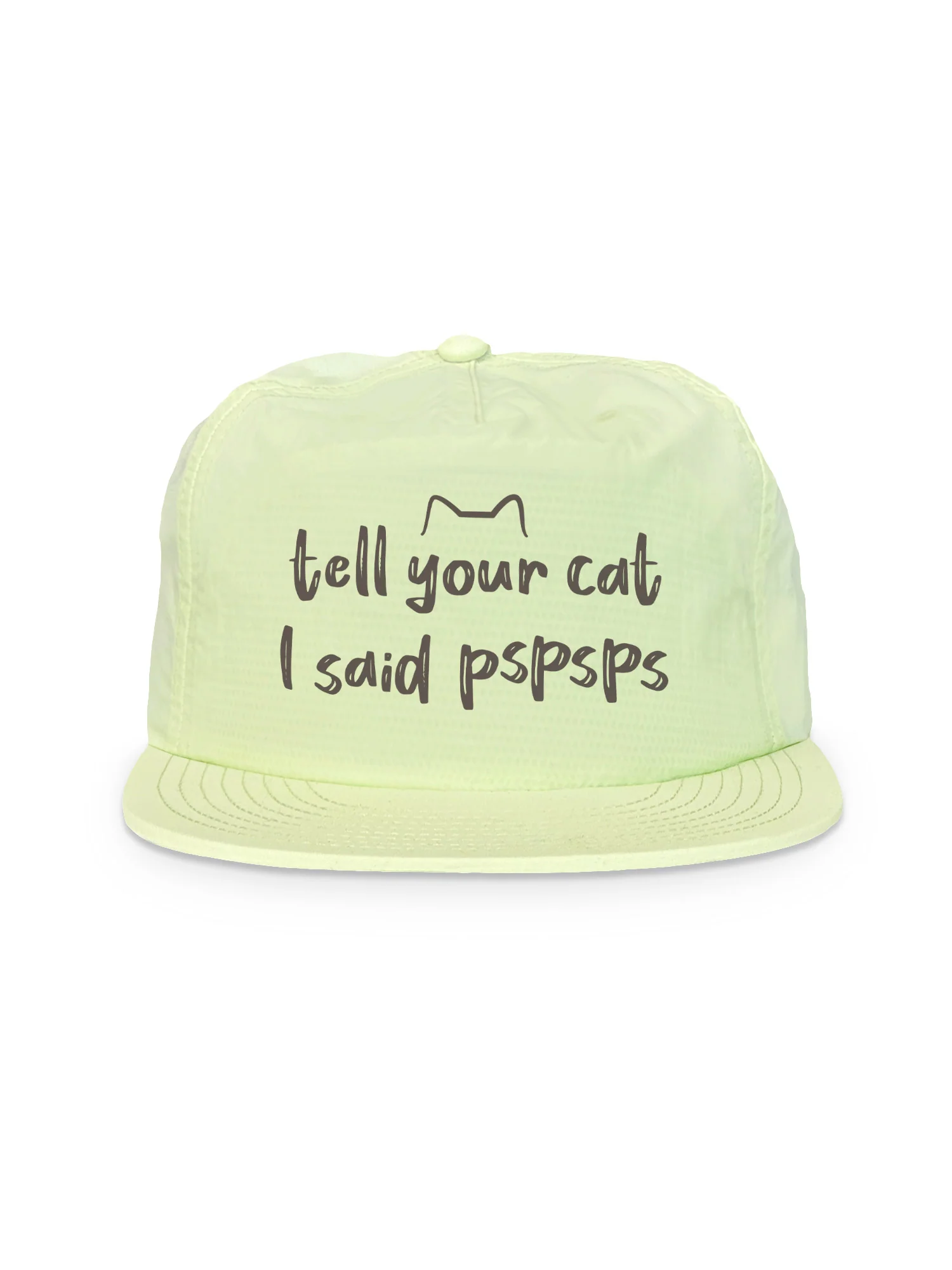 Tell Your Cat I Said pspsps Quick-Dry Cap - Image 4