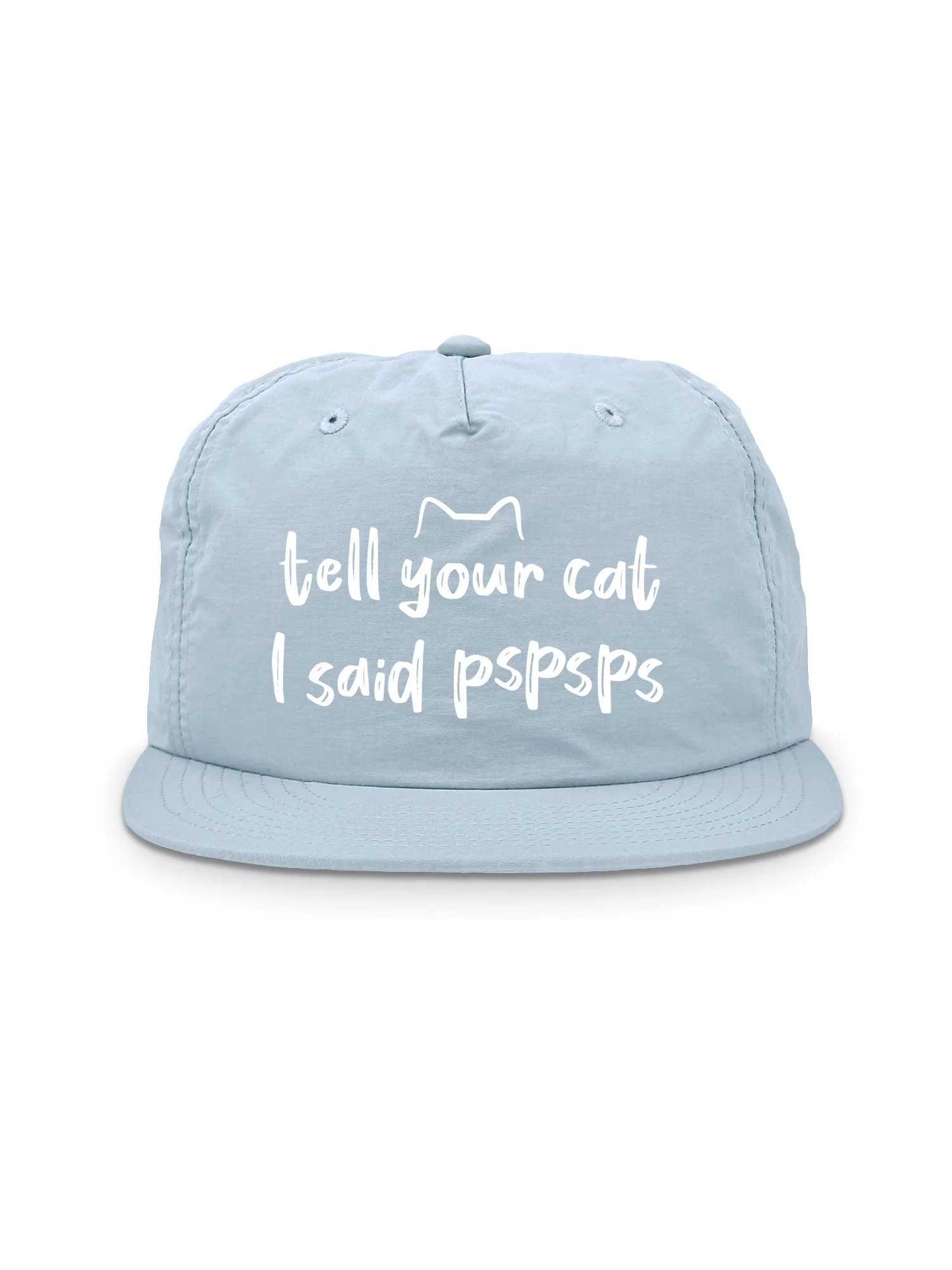 Tell Your Cat I Said pspsps Quick-Dry Cap - Image 5