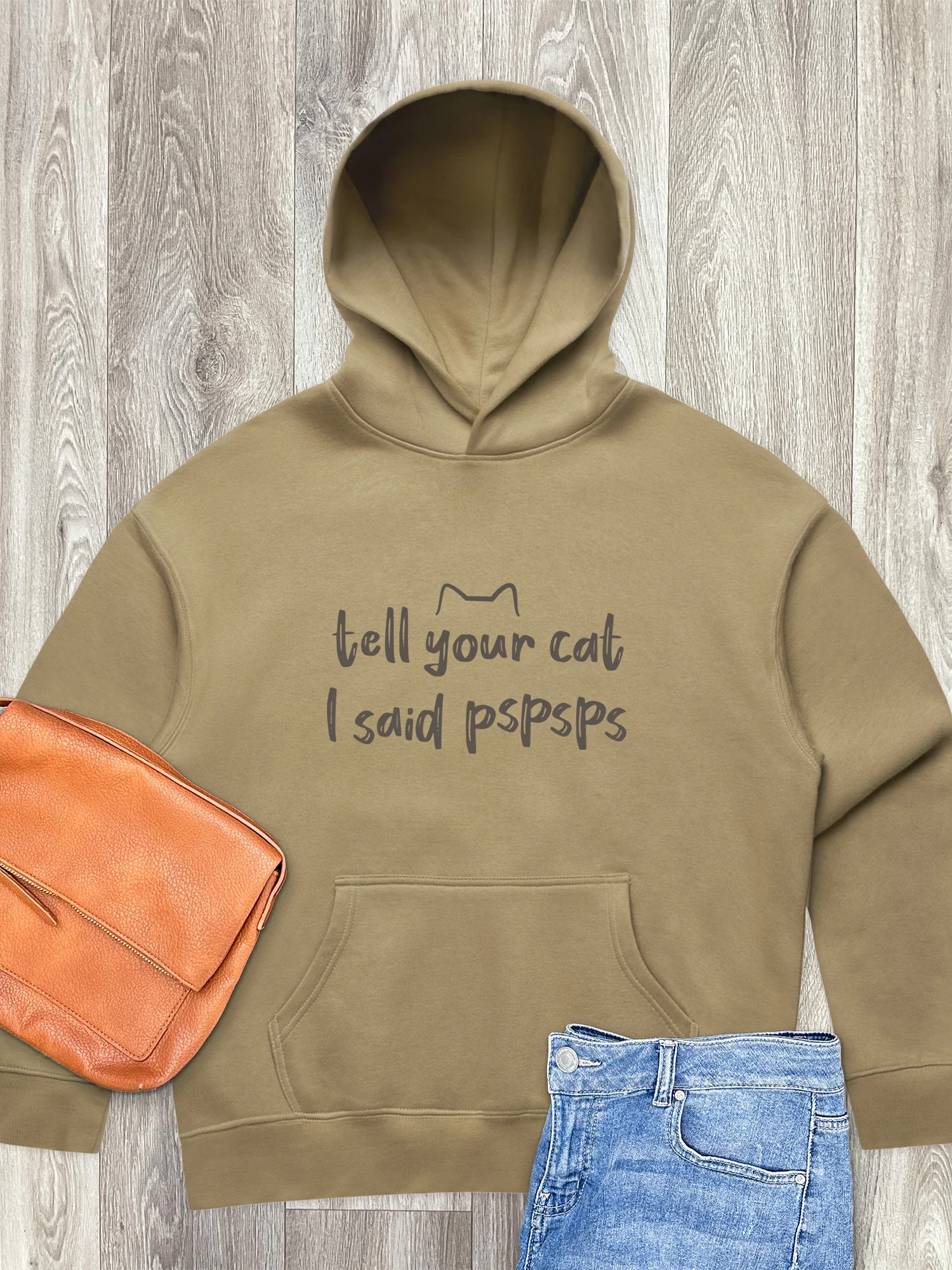 Tell Your Cat I Said pspsps Women's Comfort Hood - Image 2