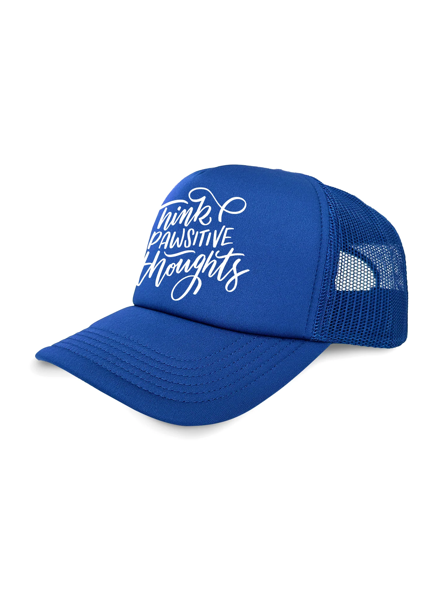 Think Pawsitive Thoughts Foam Trucker Cap - Image 12