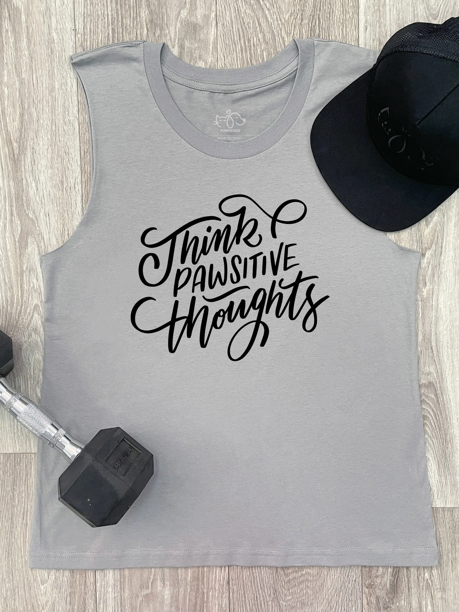 Think Pawsitive Thoughts Marley Tank - Image 5