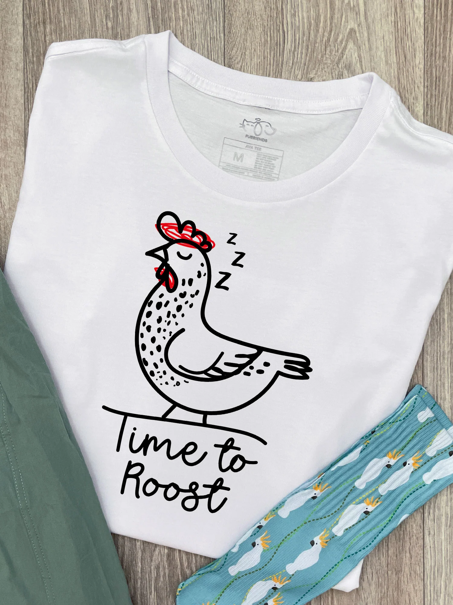 Time To Roost Ava Women's Regular Fit Tee - Image 4