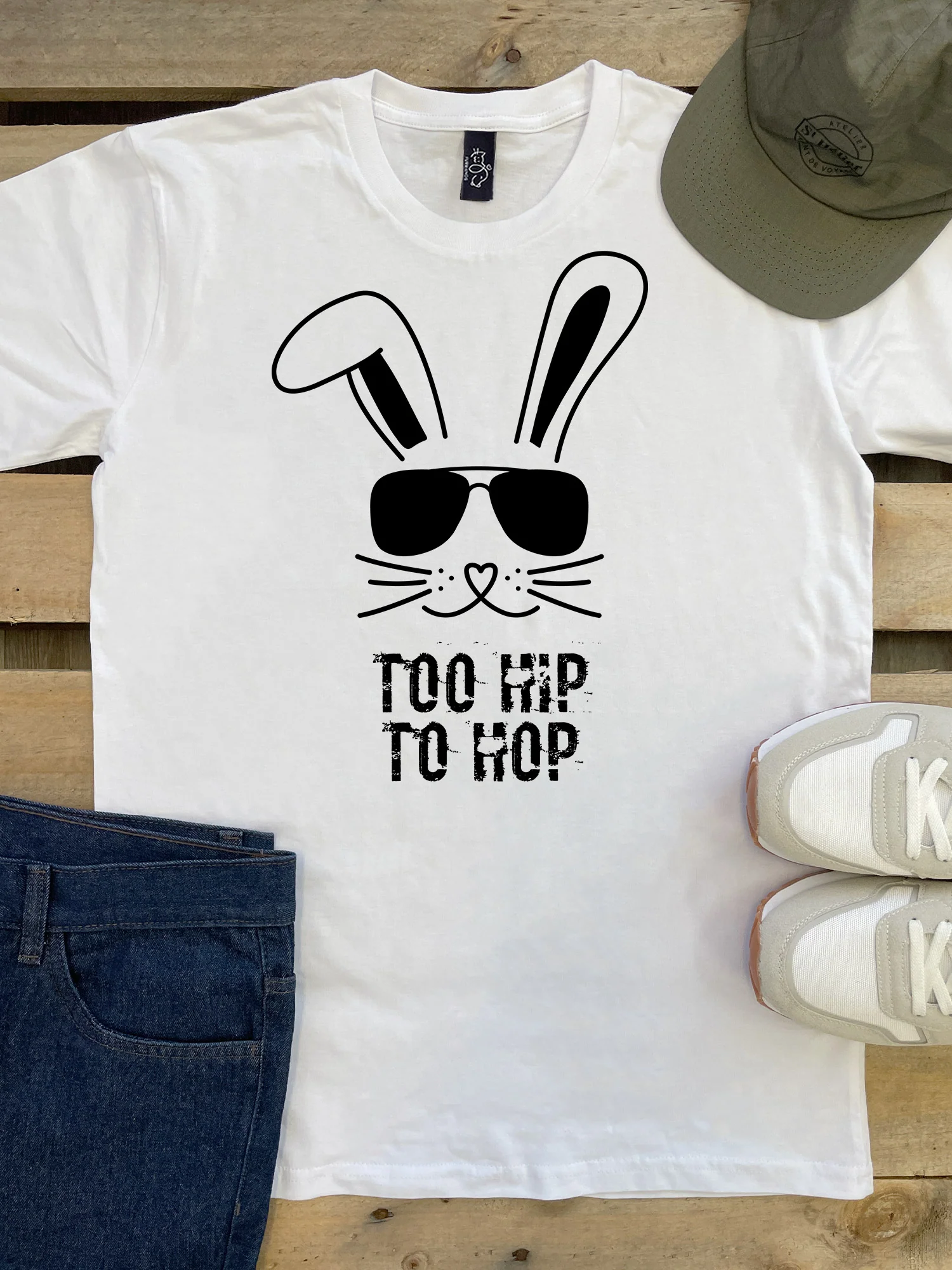 Too Hip To Hop Essential Unisex Tee - Image 3