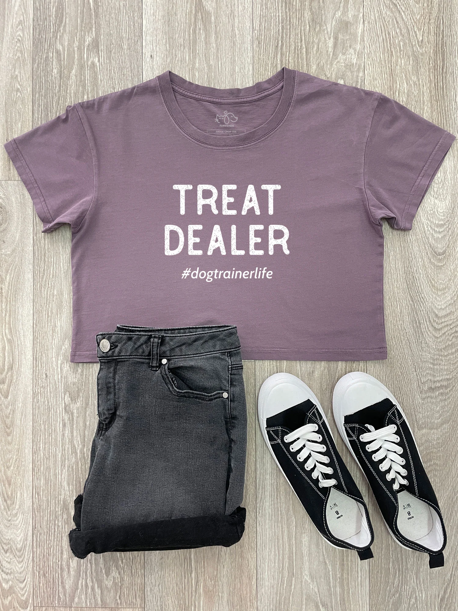 Treat Dealer Customisable Annie Crop Tee