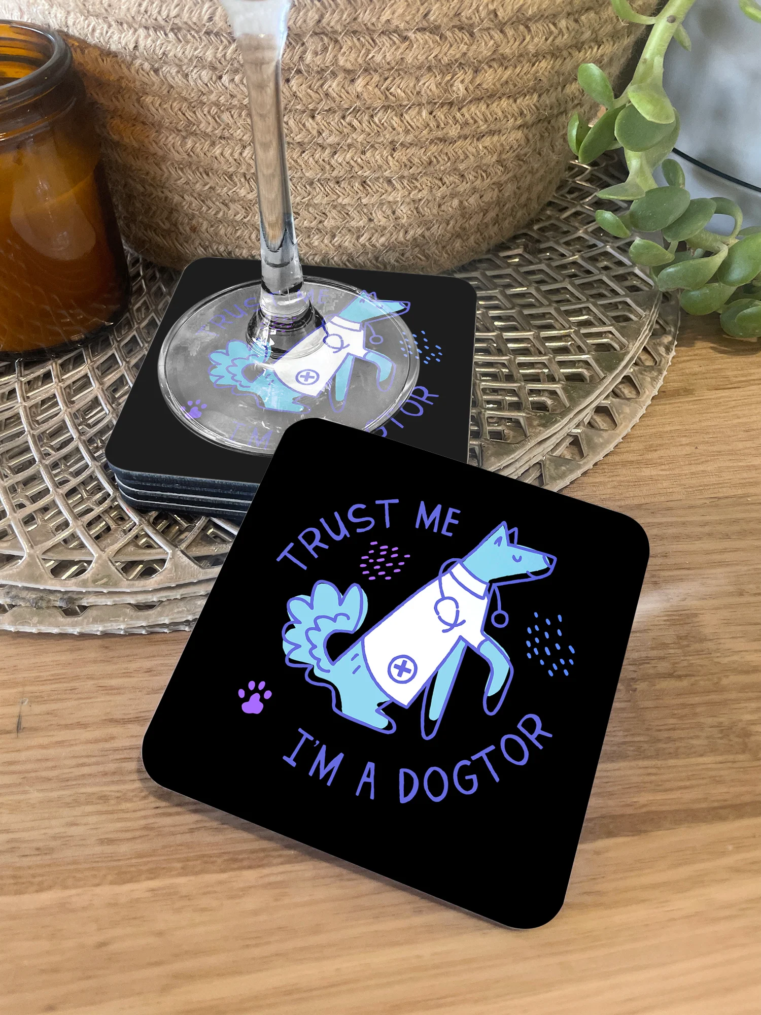 Trust Me I'm A Dogtor Coaster - Image 9