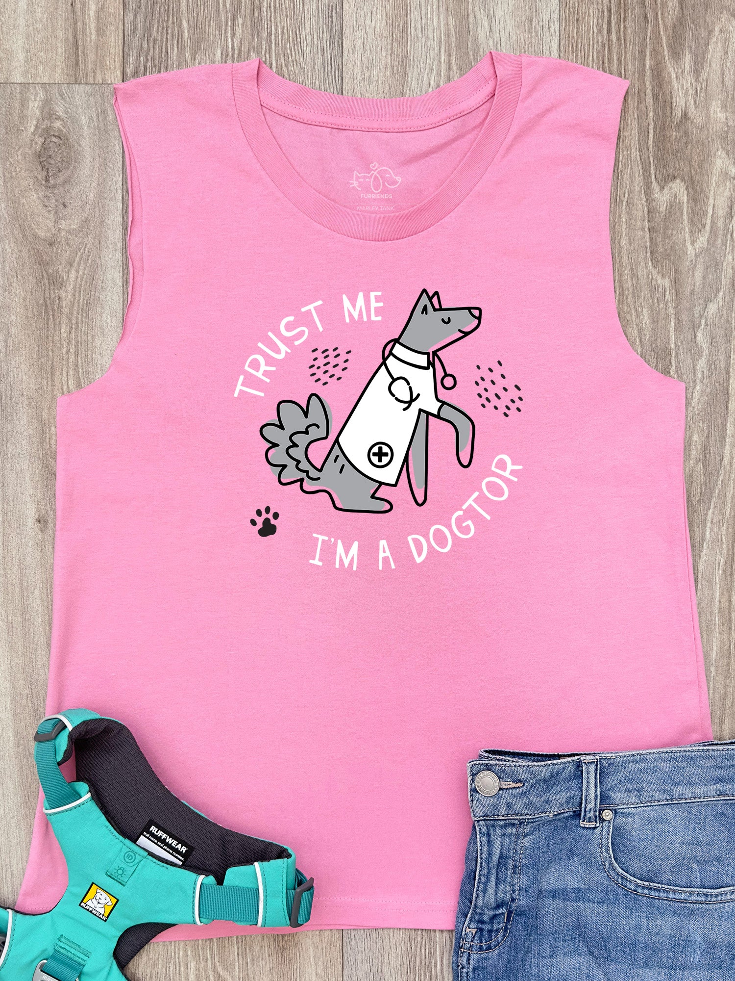 Trust Me I'm A Dogtor Marley Tank - Image 3