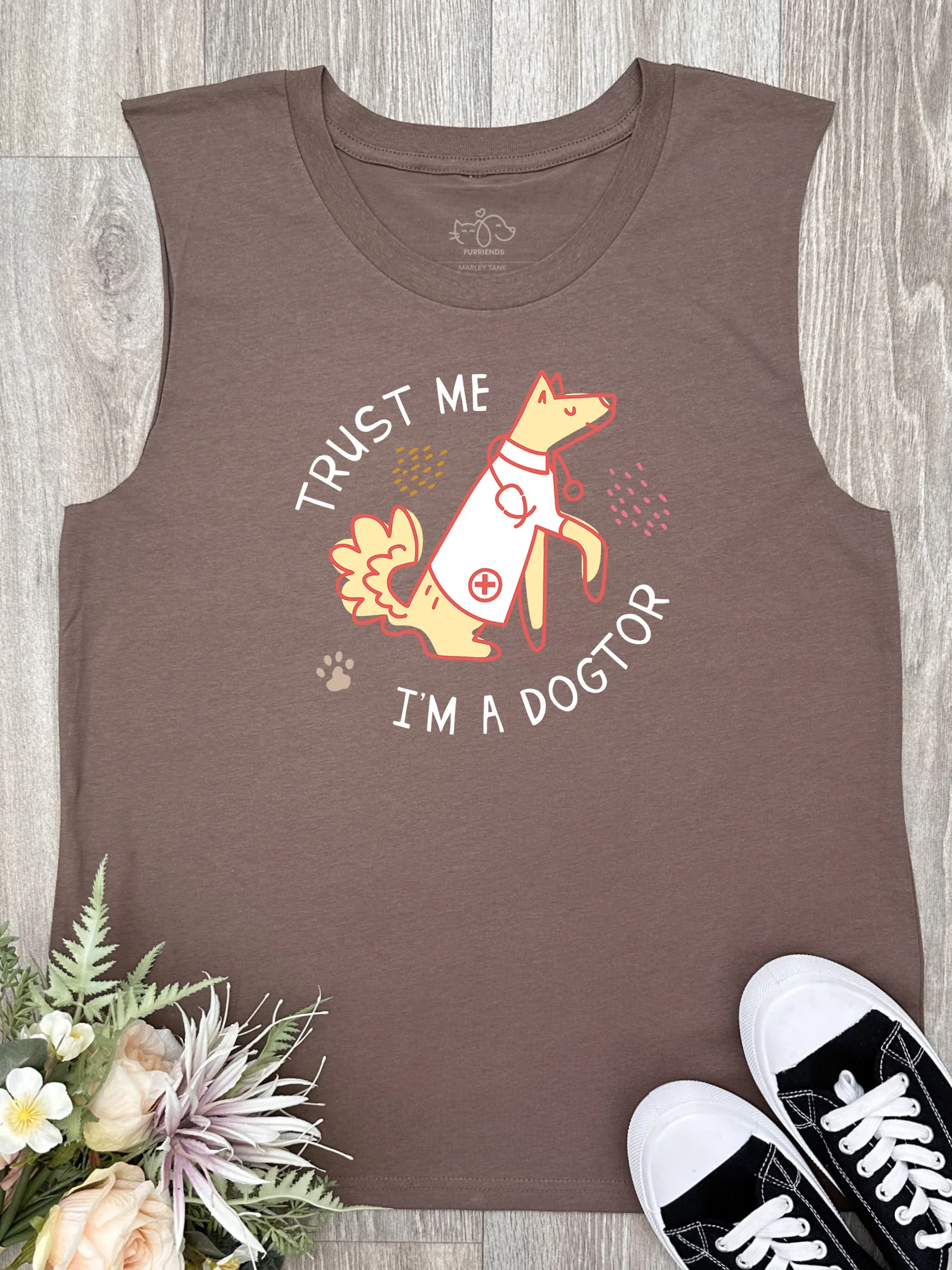 Trust Me I'm A Dogtor Marley Tank - Image 6