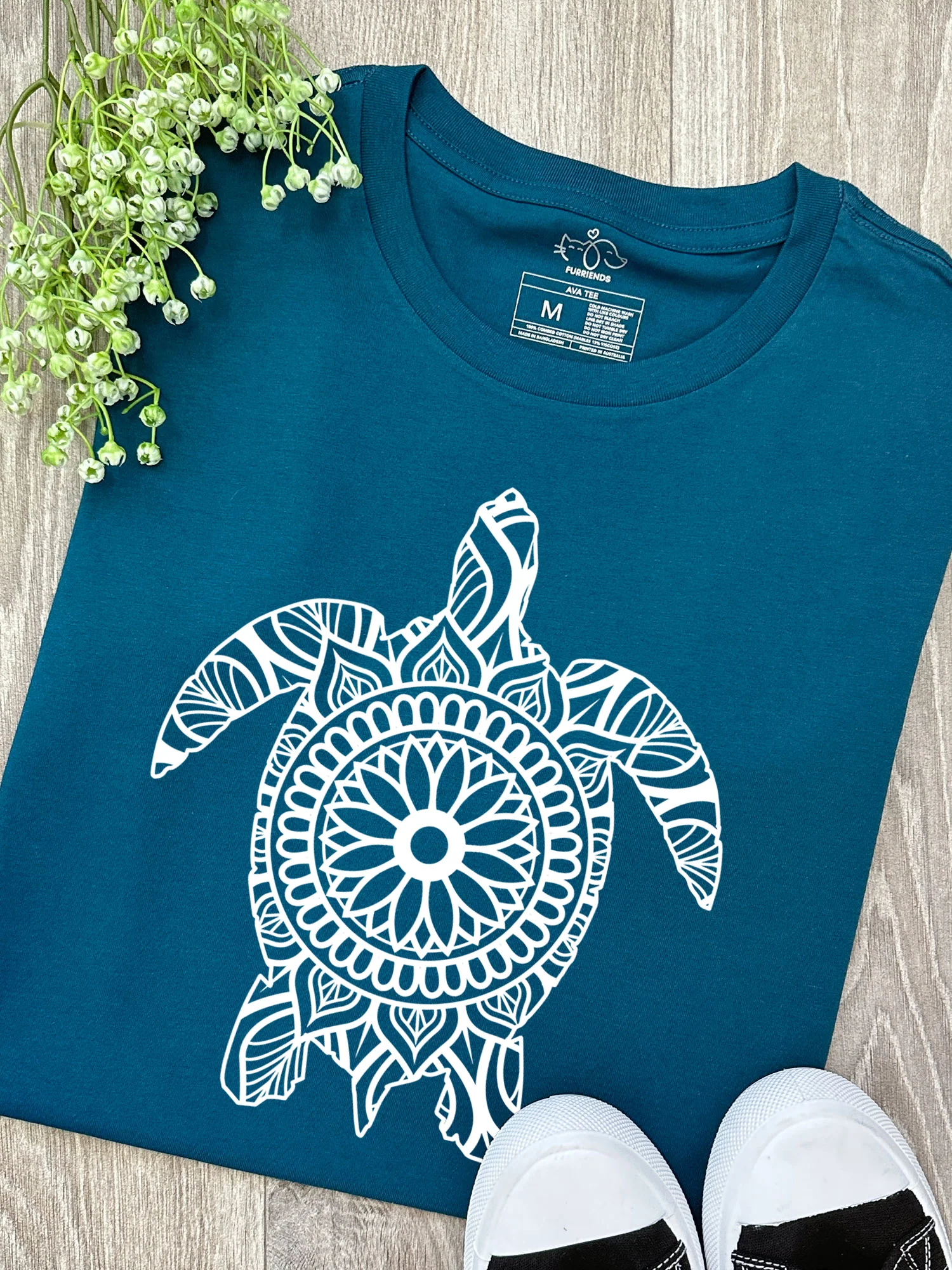 Turtle Mandala Ava Women's Regular Fit Tee - Image 3