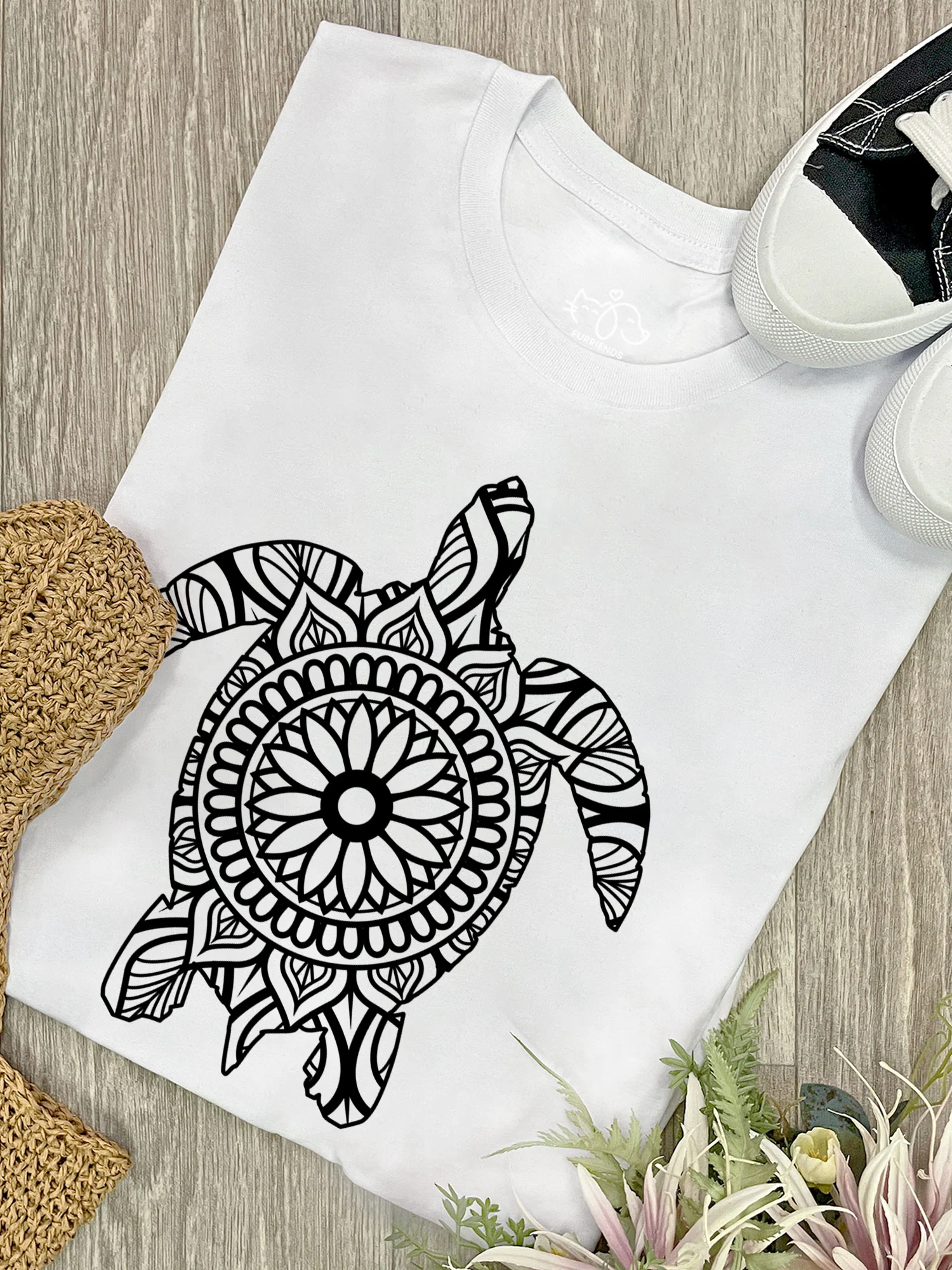 Turtle Mandala Ava Women's Regular Fit Tee - Image 5