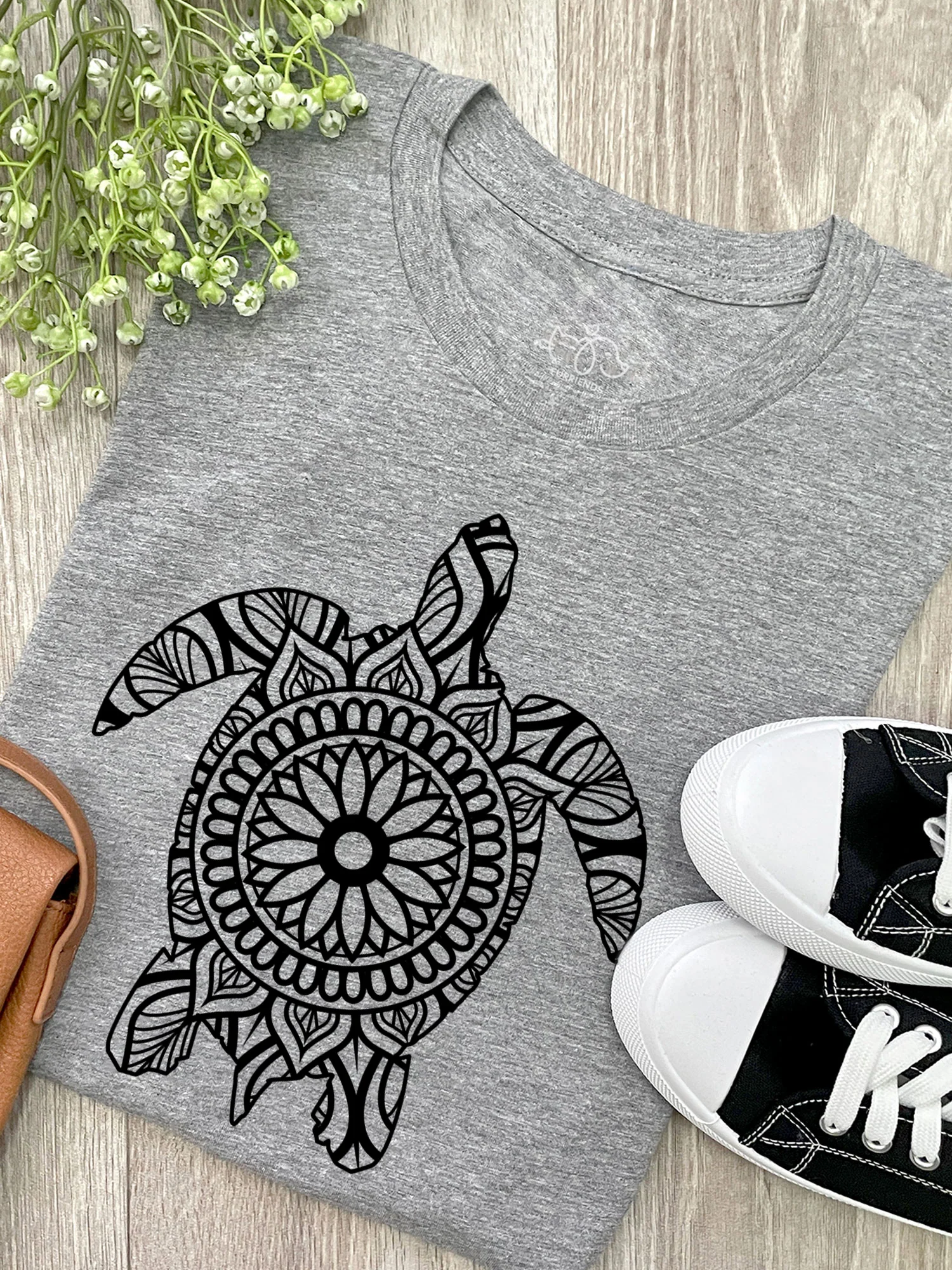 Turtle Mandala Ava Women's Regular Fit Tee - Image 6
