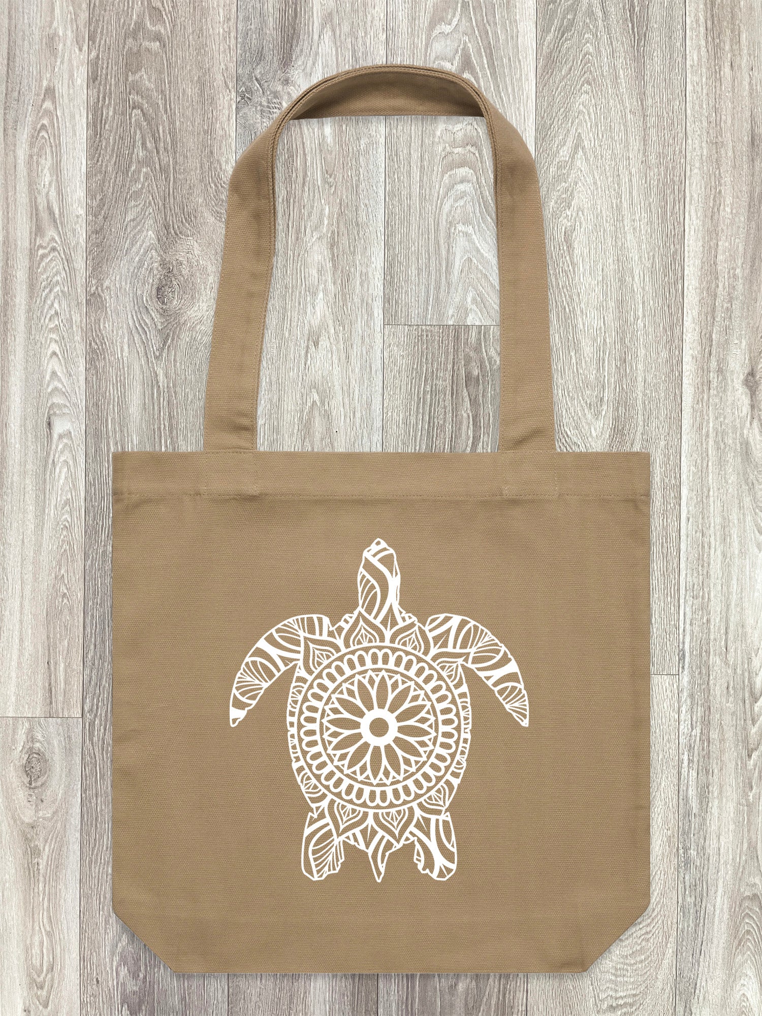 Turtle Mandala Edith Tote Bag - Image 4