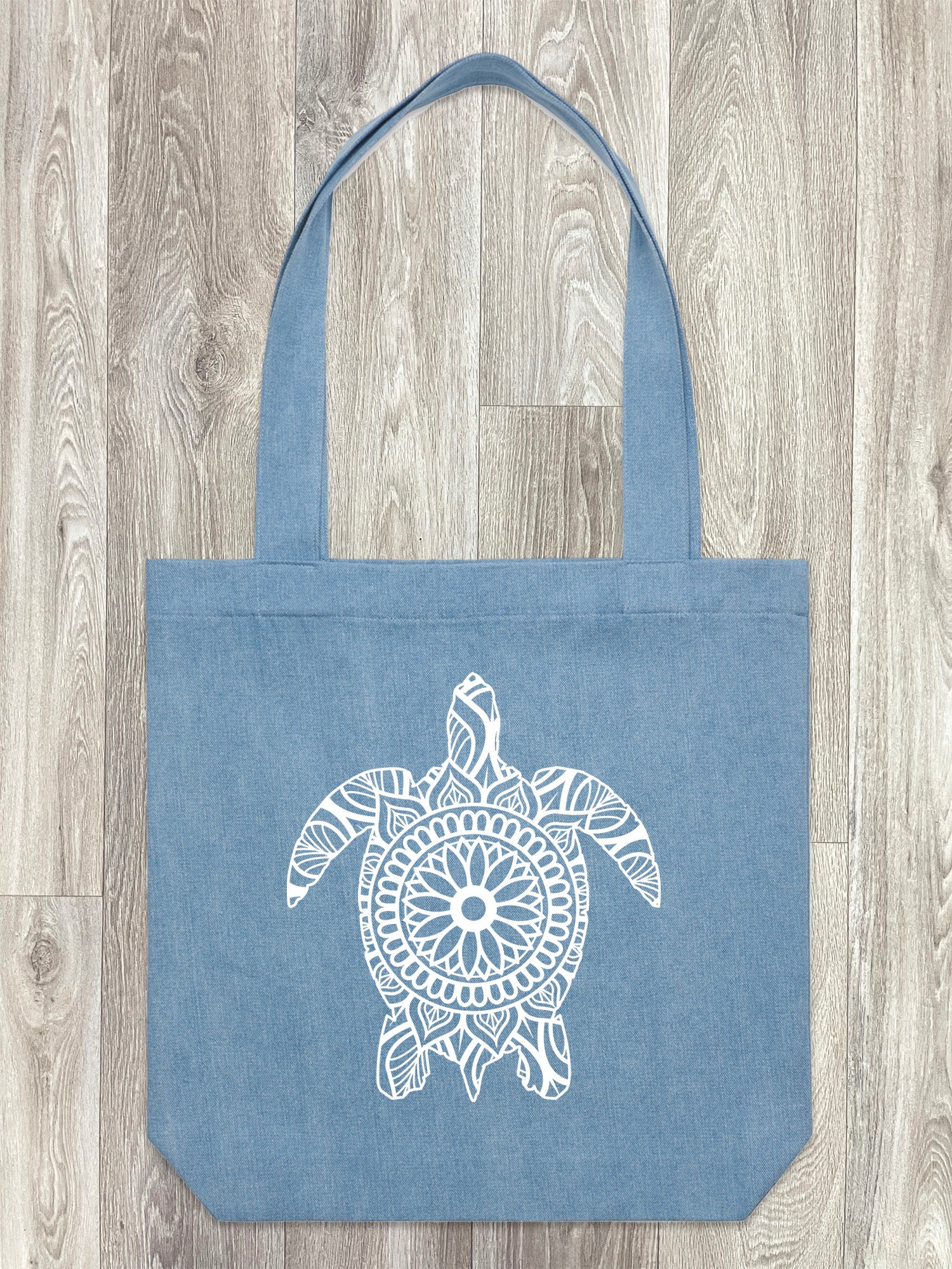 Turtle Mandala Edith Tote Bag - Image 5