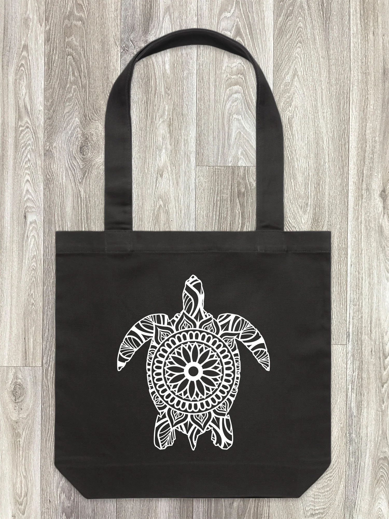 Turtle Mandala Edith Tote Bag - Image 7