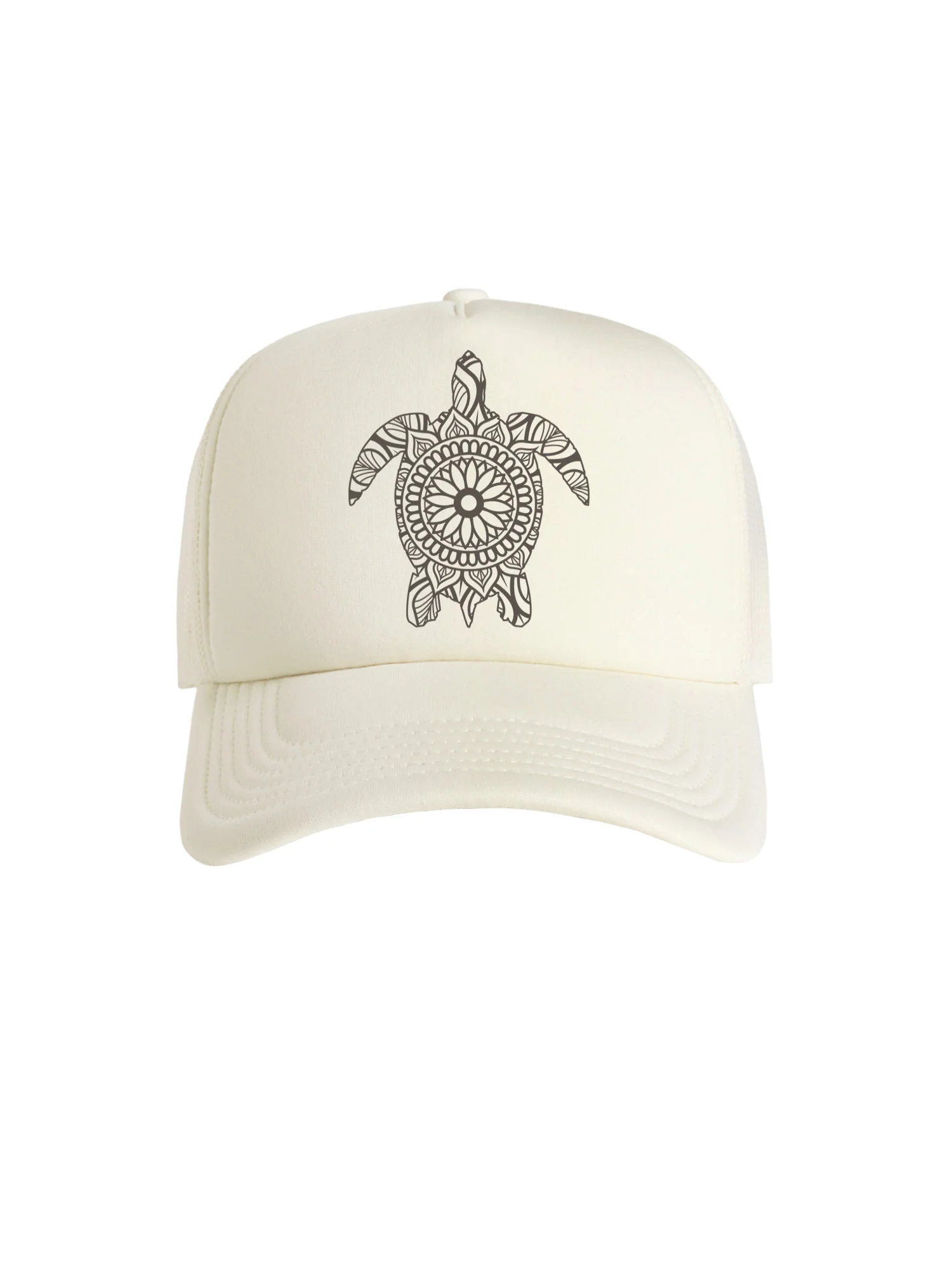 Turtle Mandala Foam Trucker Cap - Image 2