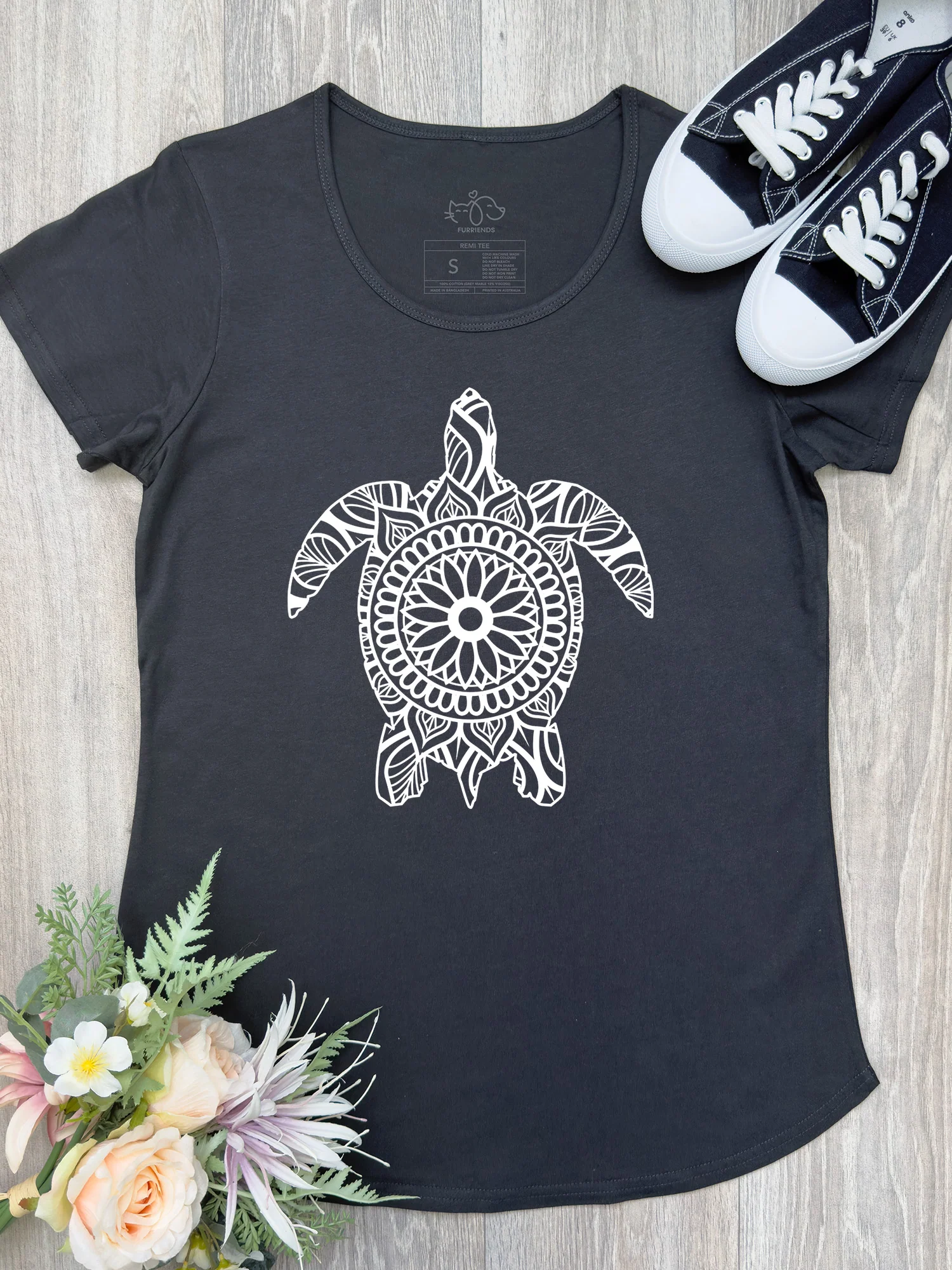 Turtle Mandala Remi Women's Tee - Image 4