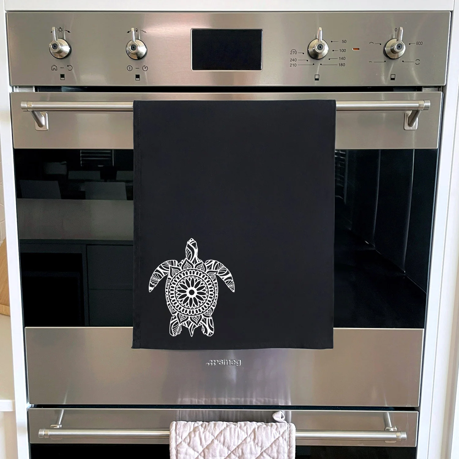 Turtle Mandala Tea Towel - Image 2