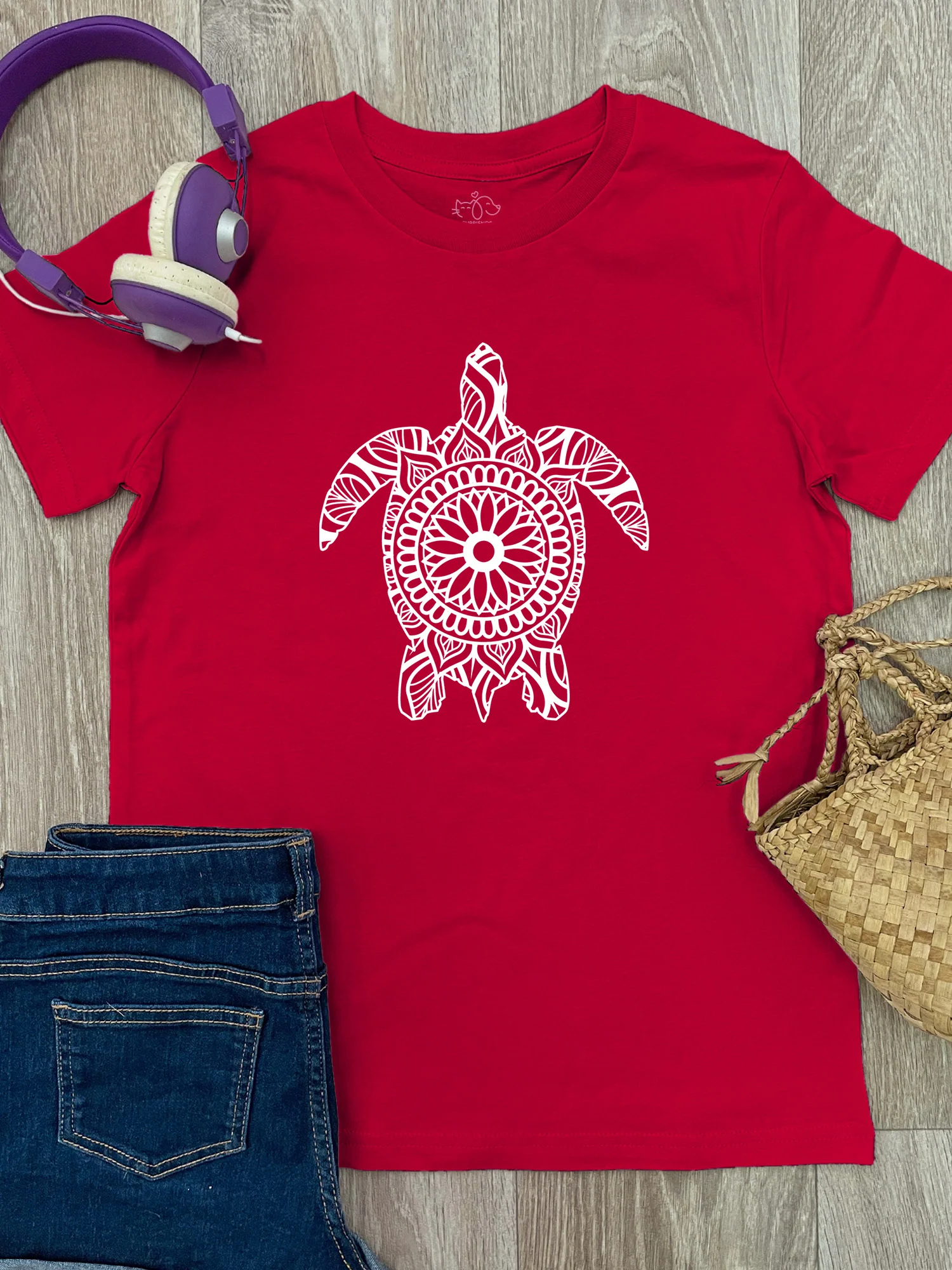 Turtle Mandala Youth Tee - Image 6