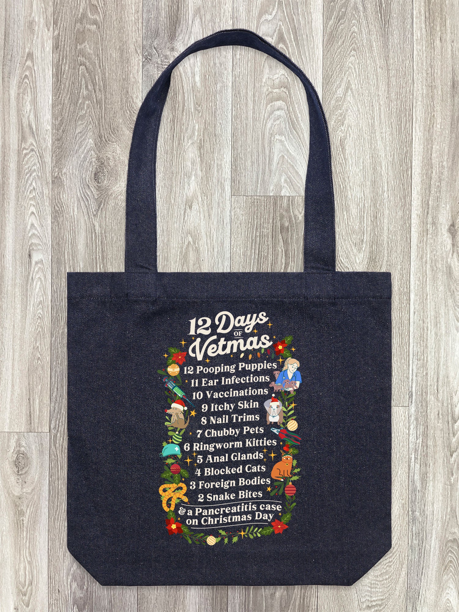 12 Days Of Vetmas Edith Tote Bag - Image 3