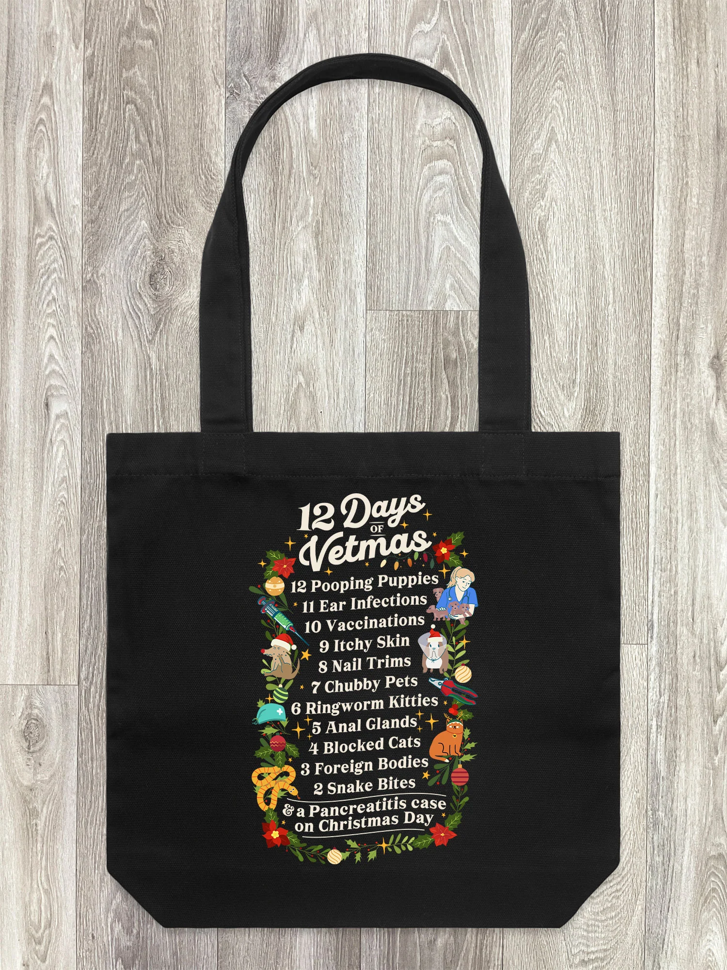 12 Days Of Vetmas Edith Tote Bag - Image 6