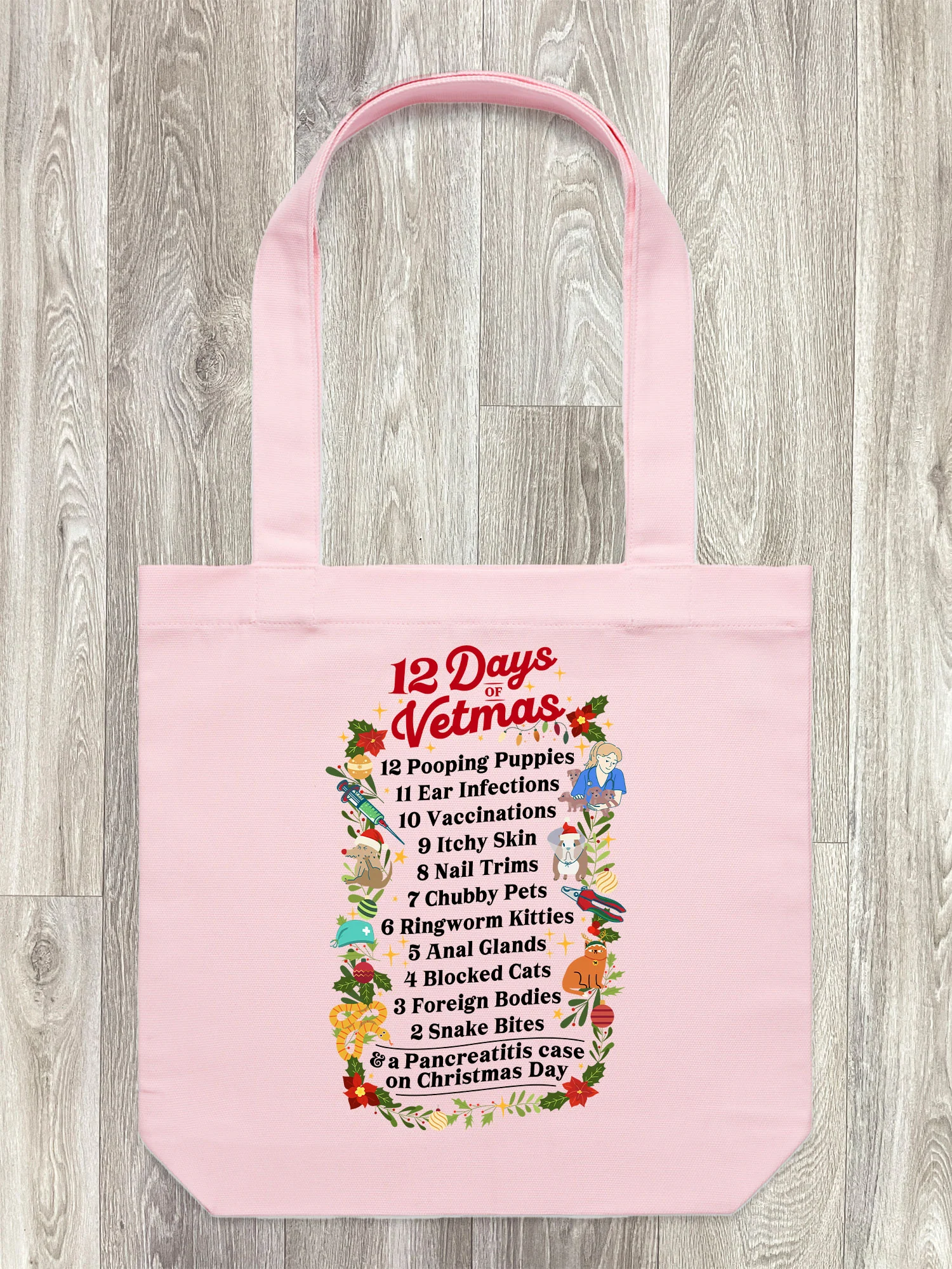 12 Days Of Vetmas Edith Tote Bag - Image 8