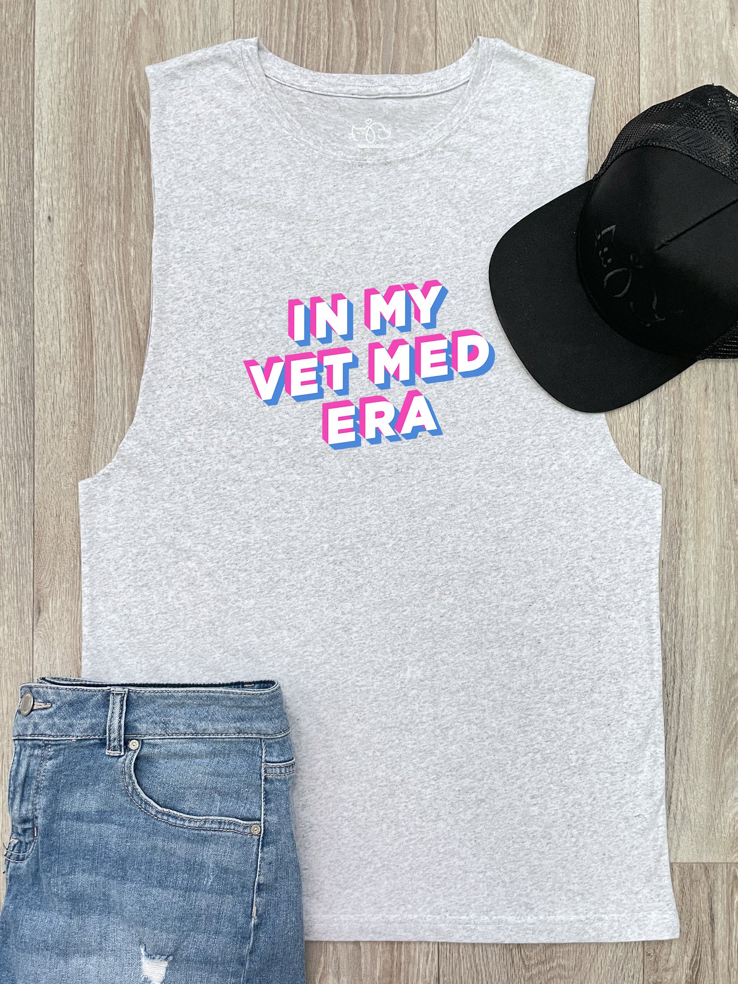 In My Vet Med Era Axel Drop Armhole Muscle Tank - Image 2