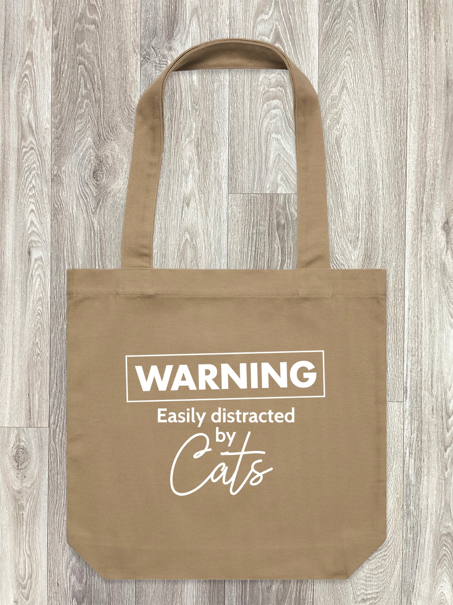 Warning. Easily Distracted By Cats Edith Tote Bag - Image 6