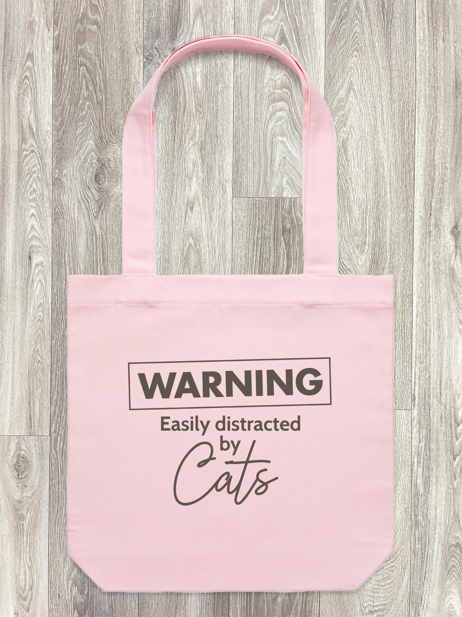 Warning. Easily Distracted By Cats Edith Tote Bag - Image 8