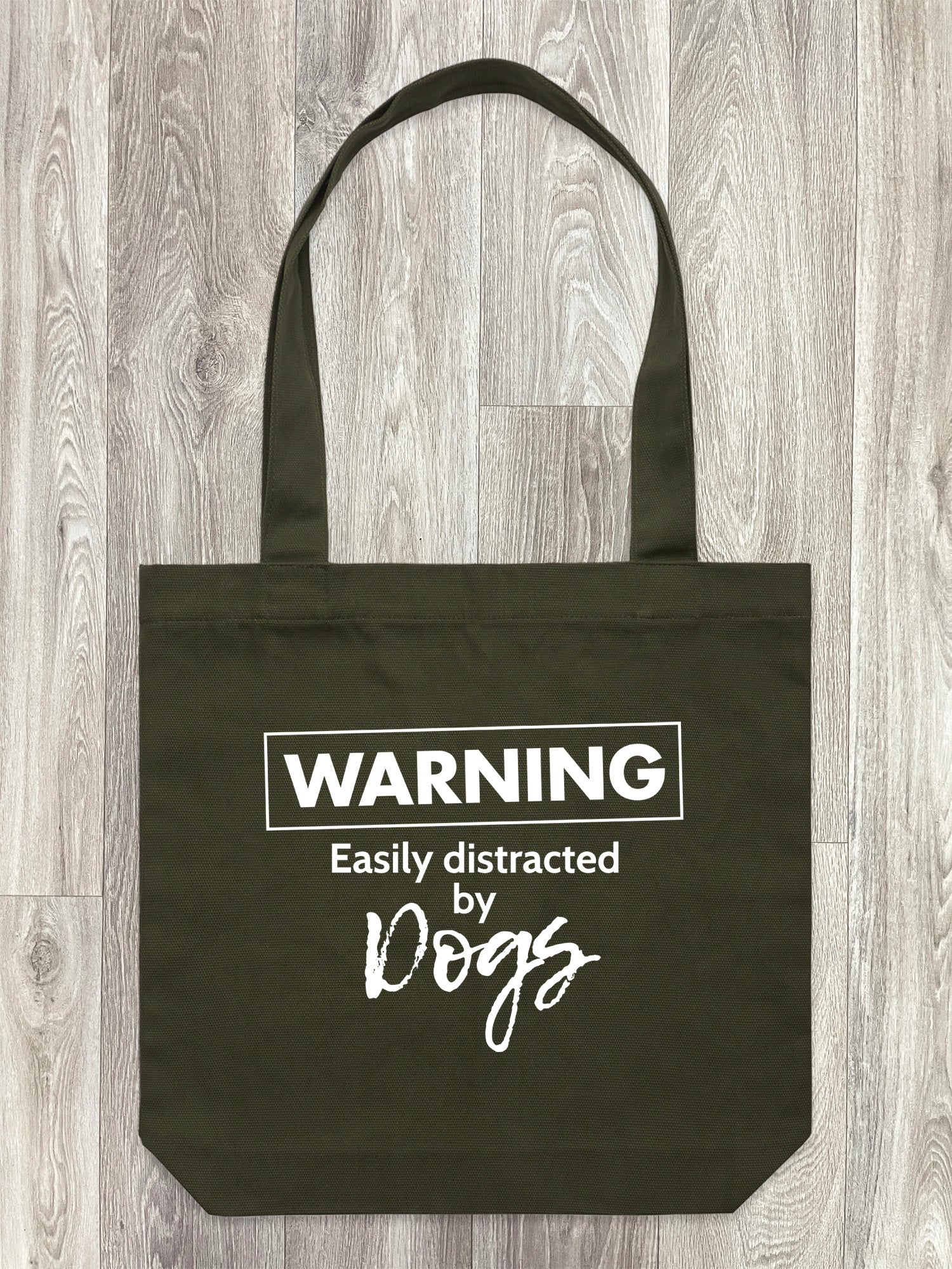Warning. Easily Distracted By Dogs Edith Tote Bag - Image 10