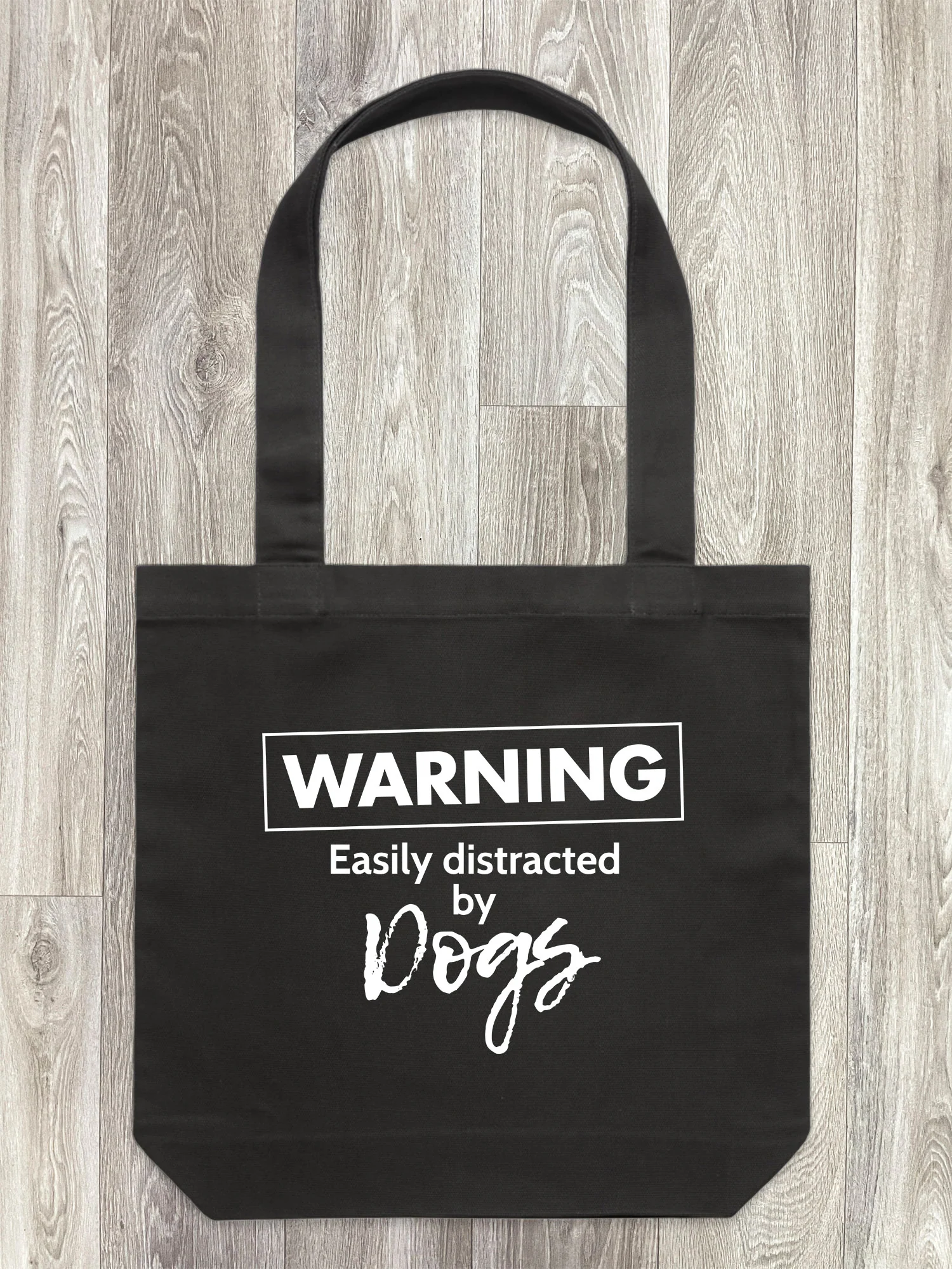 Warning. Easily Distracted By Dogs Edith Tote Bag - Image 9