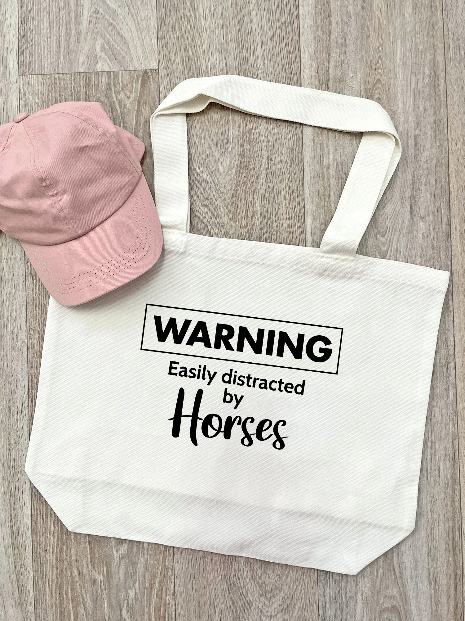 Warning. Easily Distracted By Horses Stella Tote Bag - Image 2