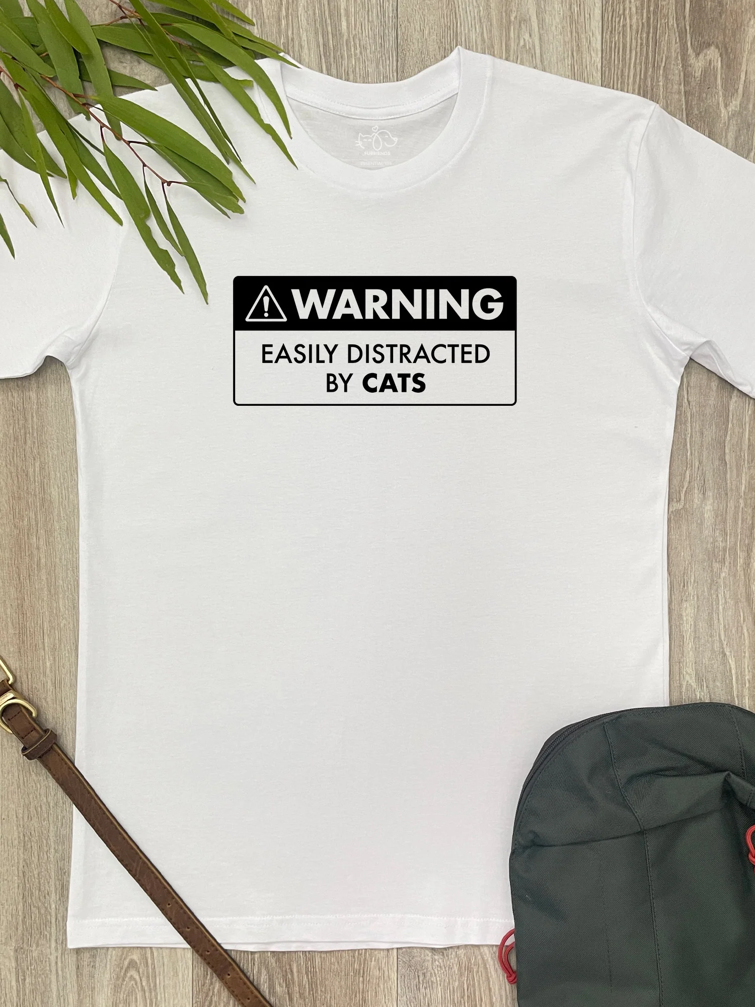 Warning Sign! Easily Distracted By... Customisable Essential Unisex Tee - Image 5