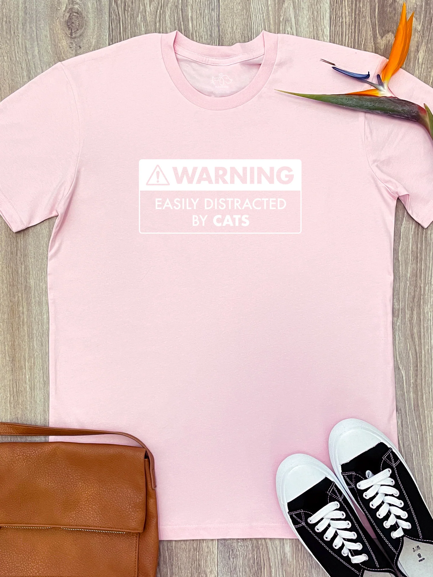 Warning Sign! Easily Distracted By... Customisable Essential Unisex Tee - Image 8