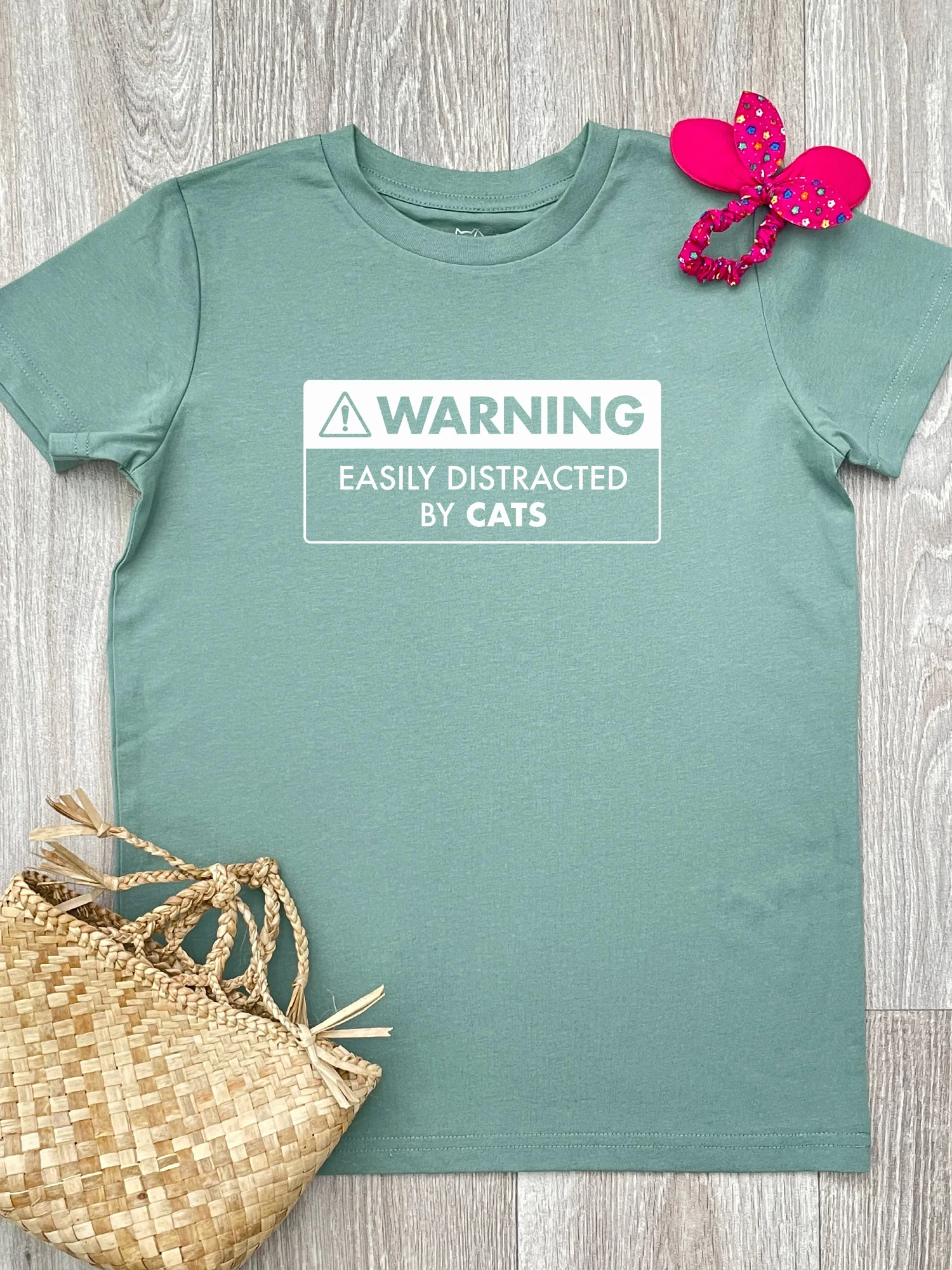 Warning Sign! Easily Distracted By... Customisable Youth Tee - Image 3