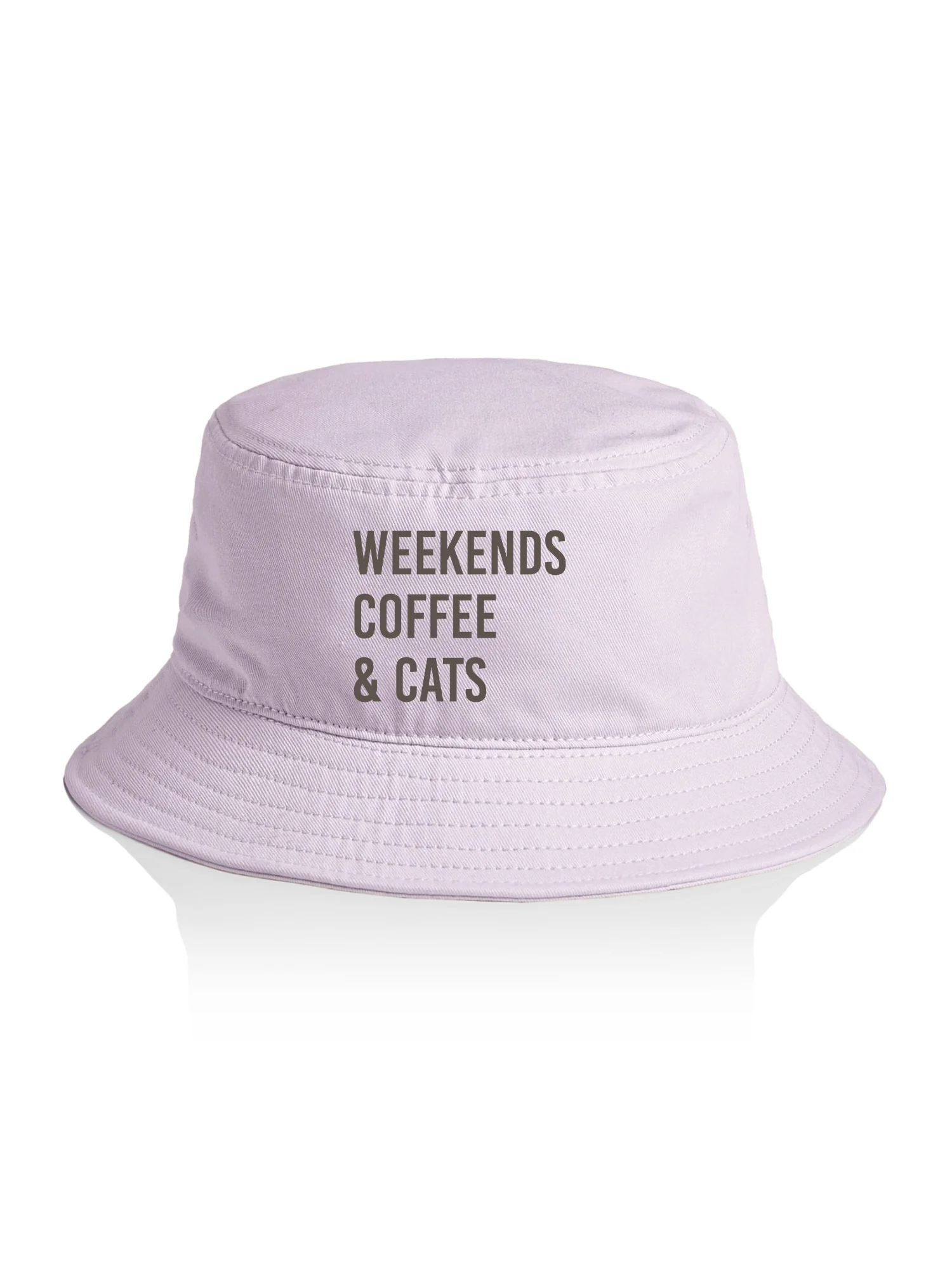 Weekends Coffee & Cats Bucket Hat - Image 3