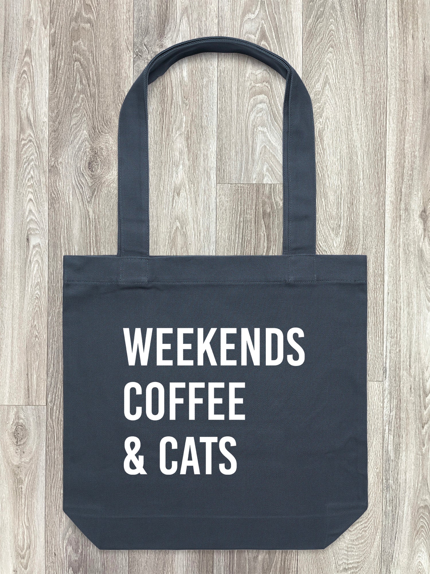 Weekends Coffee & Cats Edith Tote Bag