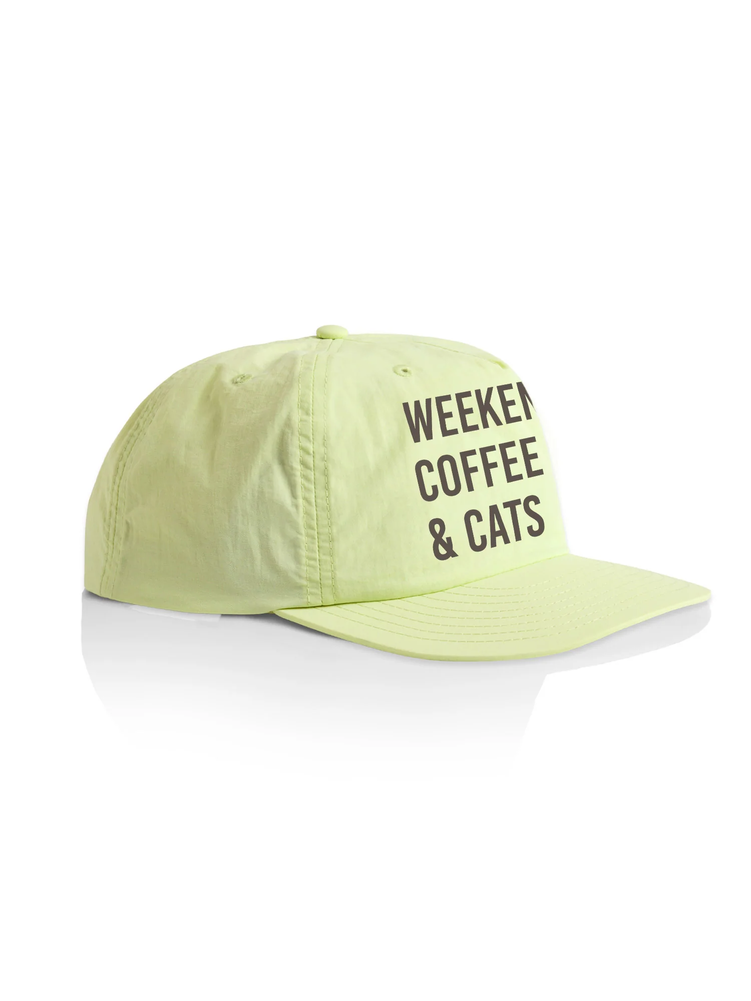 Weekends Coffee & Cats Quick-Dry Cap - Image 13