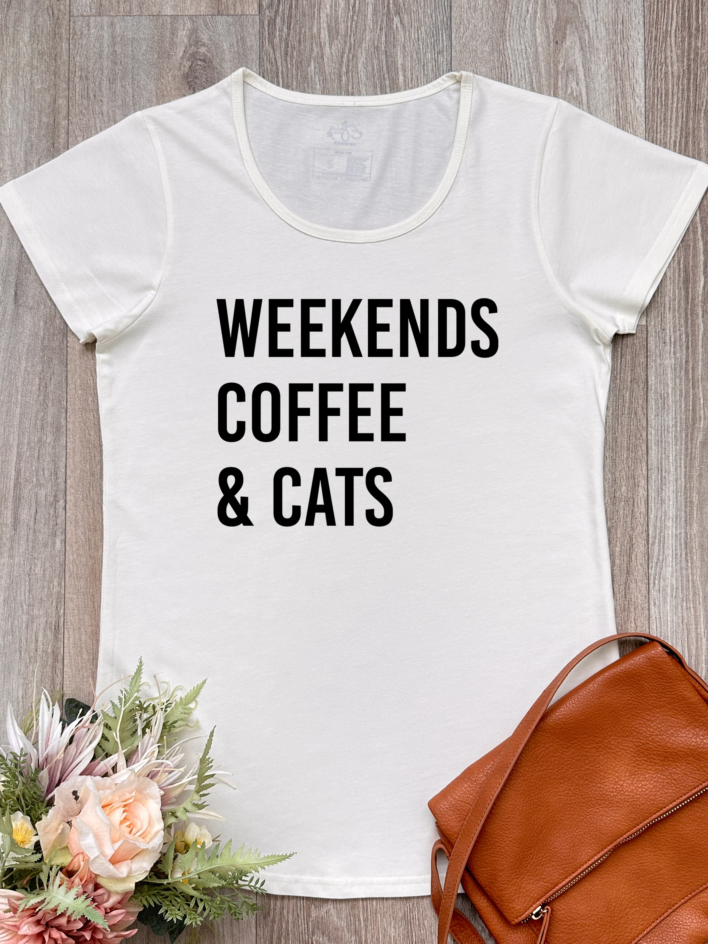Weekends Coffee & Cats Remi Women's Tee