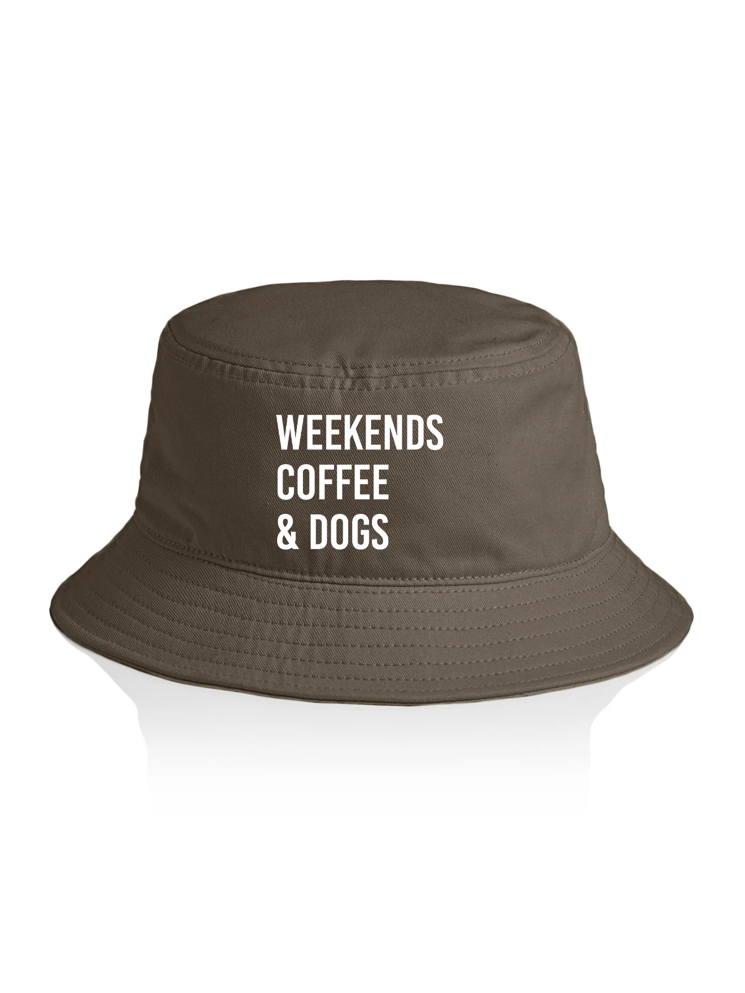 Weekends Coffee & Dogs Bucket Hat - Image 2