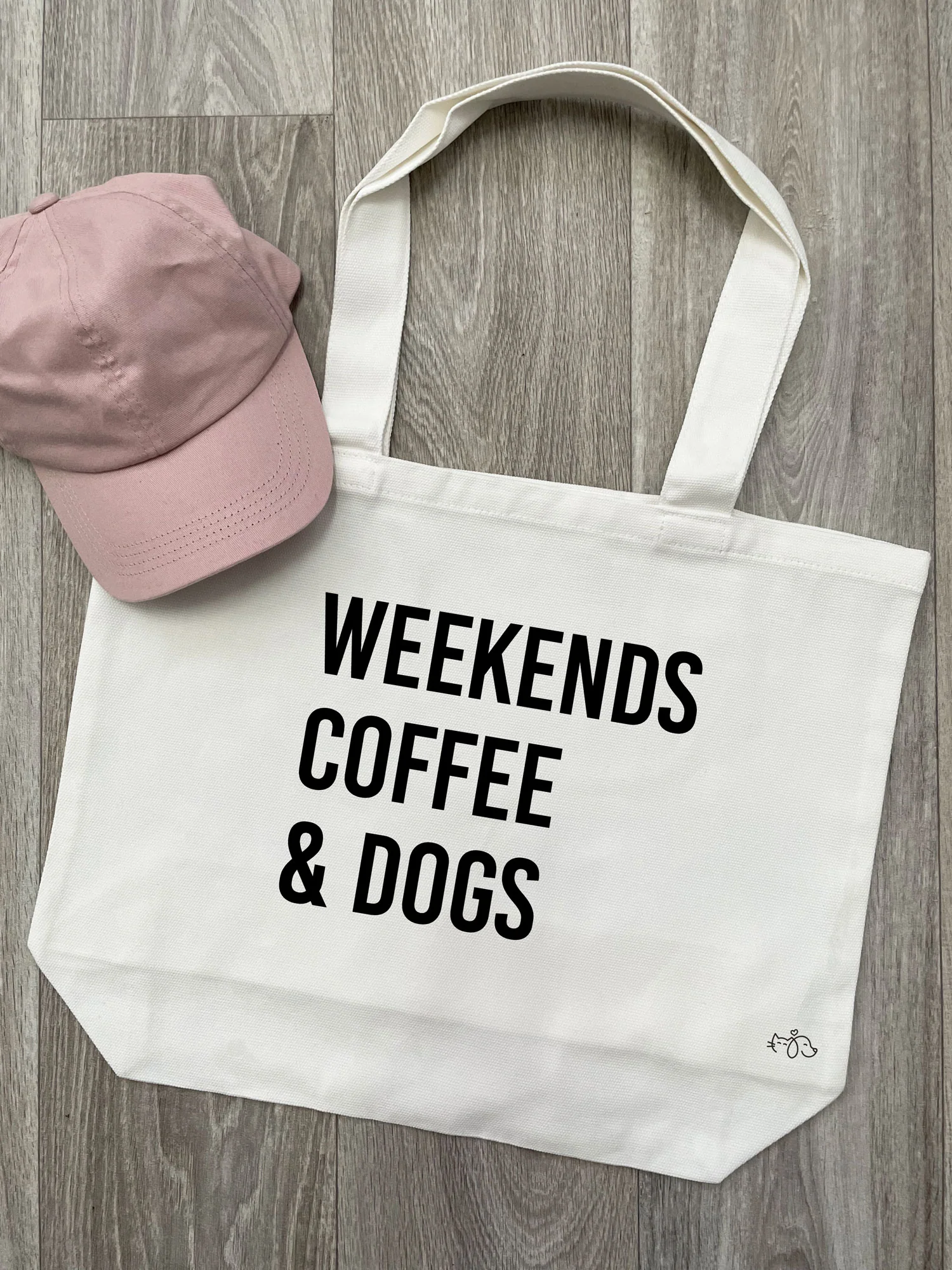 Weekends Coffee & Dogs Stella Tote Bag - Image 2