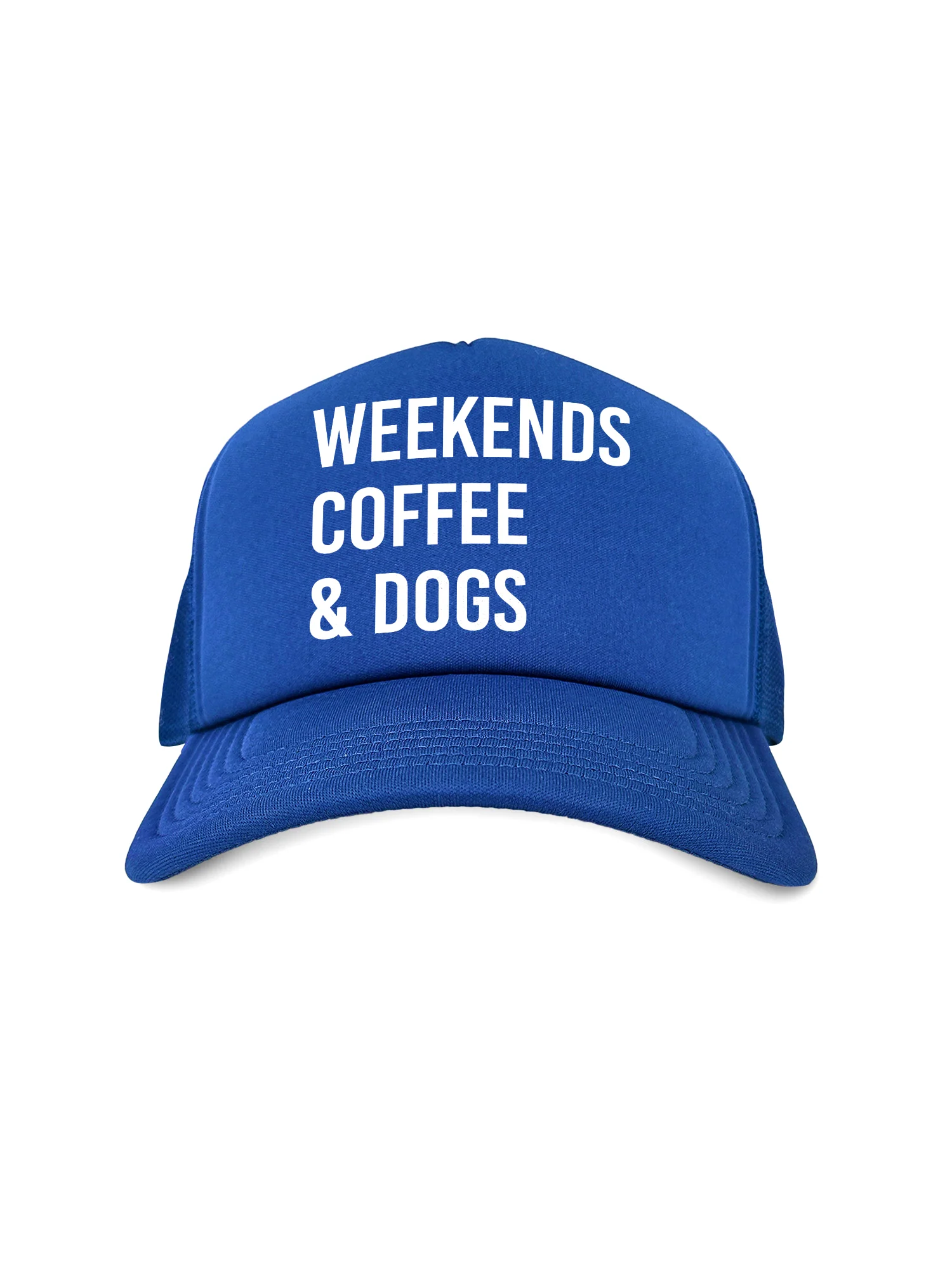 Weekends Coffee & Dogs Foam Trucker Cap - Image 11