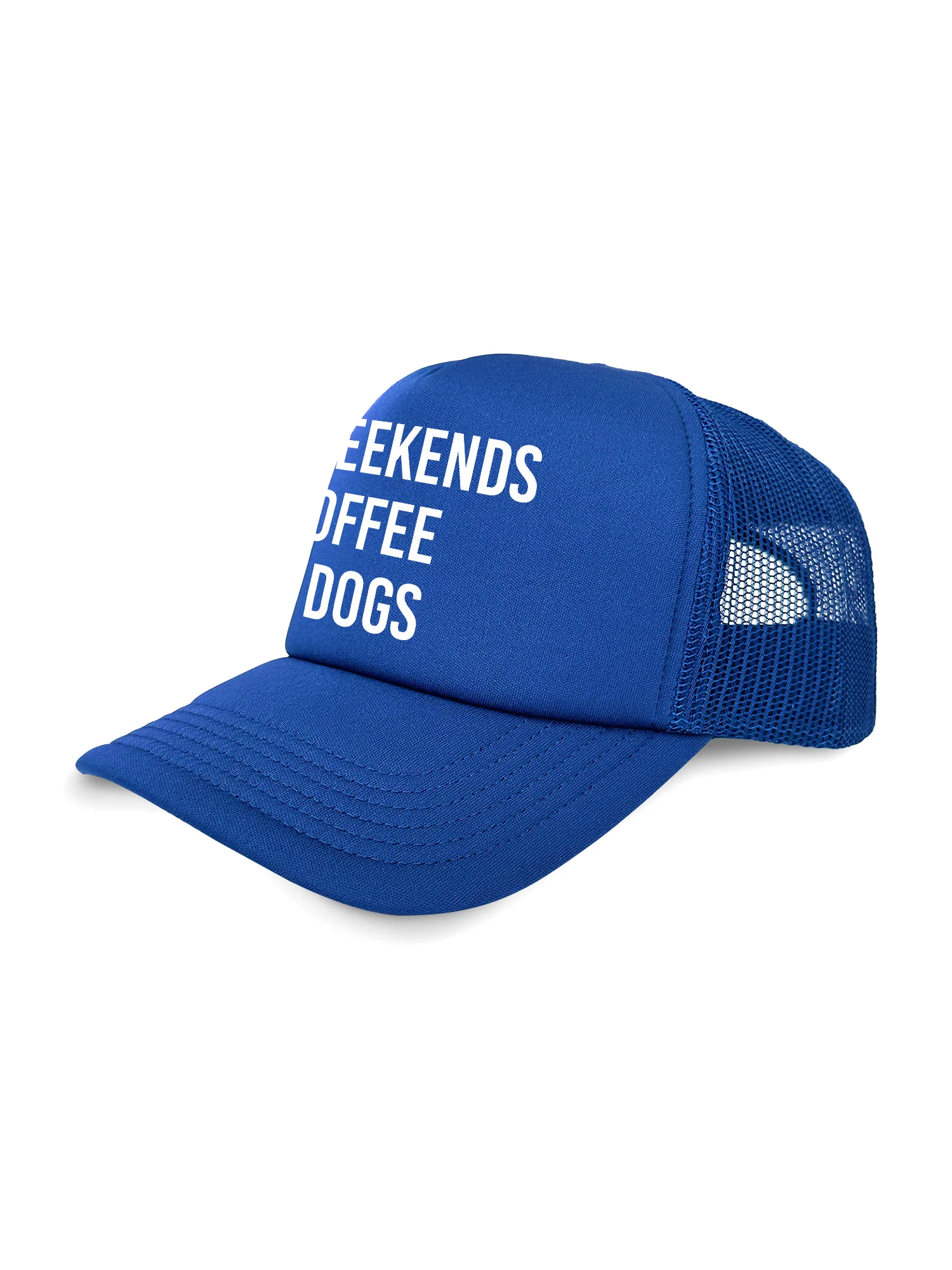 Weekends Coffee & Dogs Foam Trucker Cap - Image 12