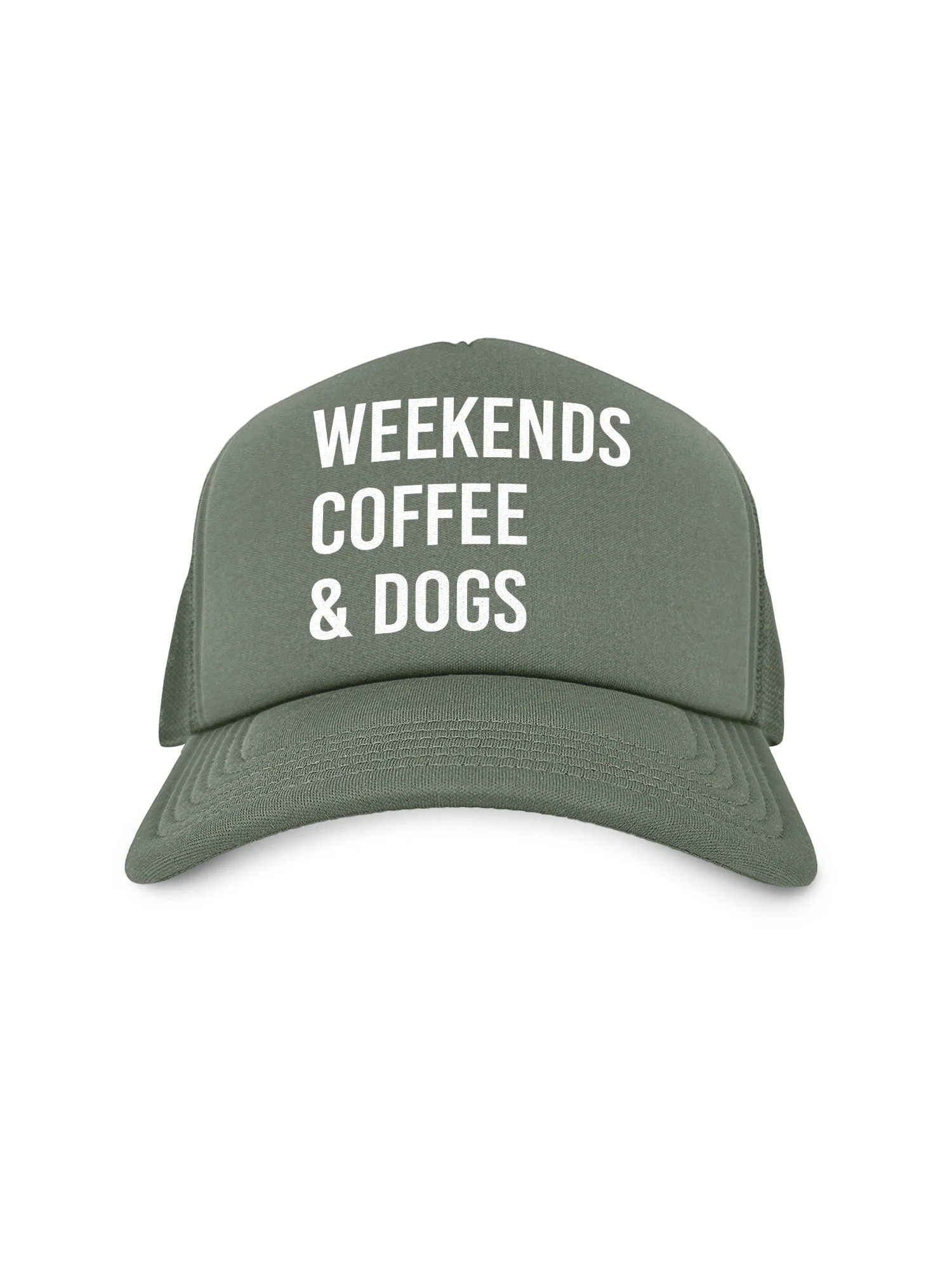 Weekends Coffee & Dogs Foam Trucker Cap - Image 14