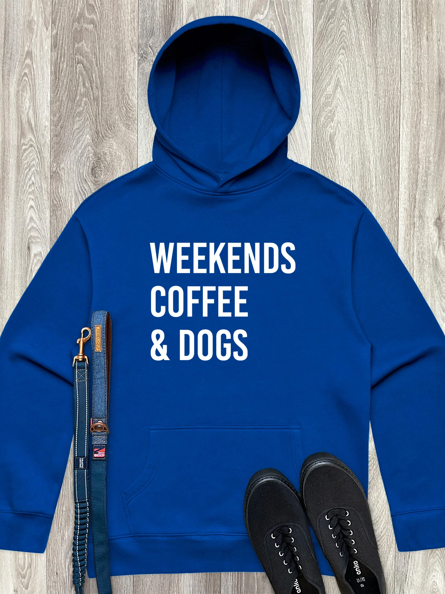 Weekends Coffee & Dogs Men's Comfort Hood - Image 2