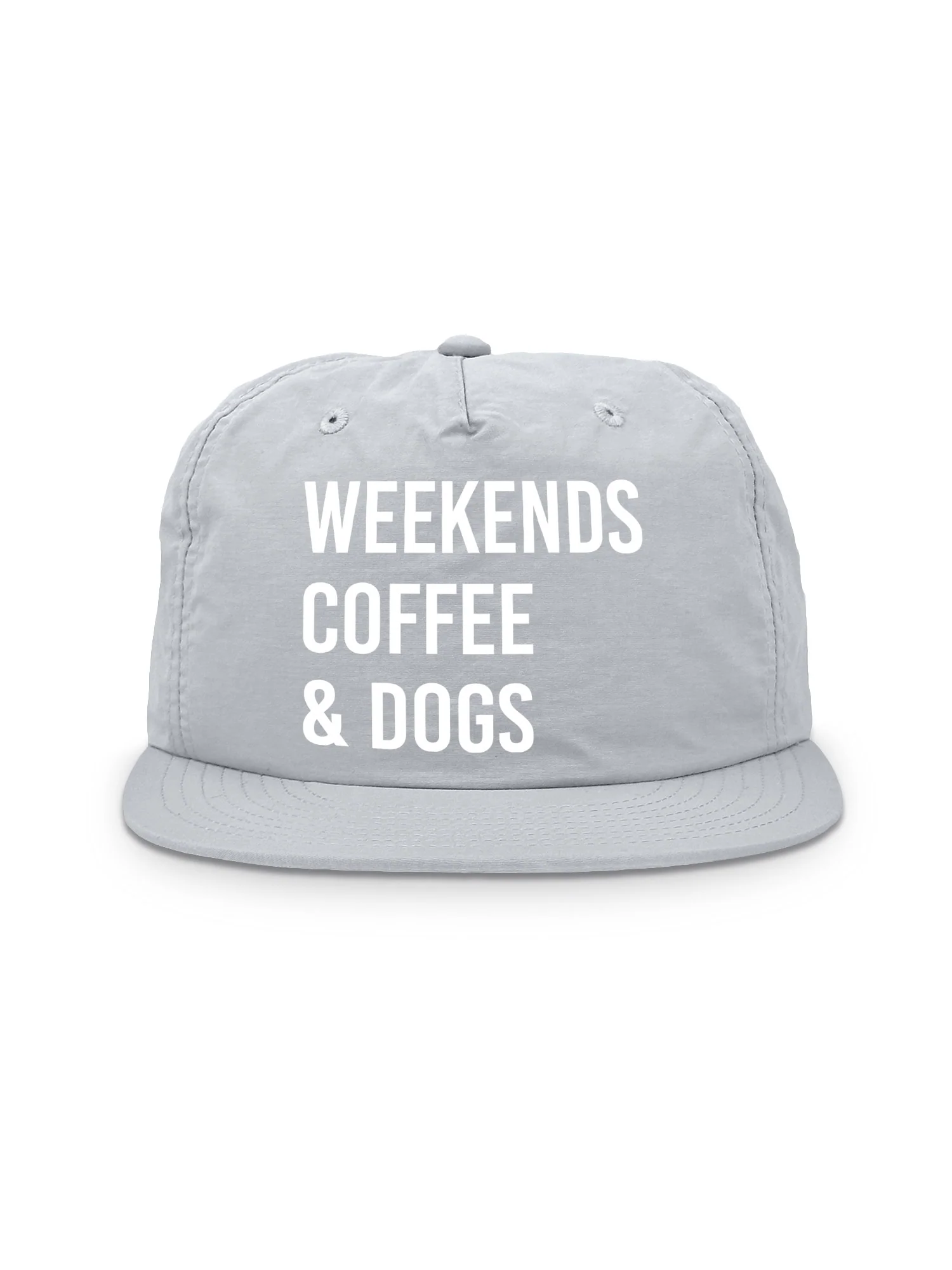 Weekends Coffee & Dogs Quick-Dry Cap - Image 3