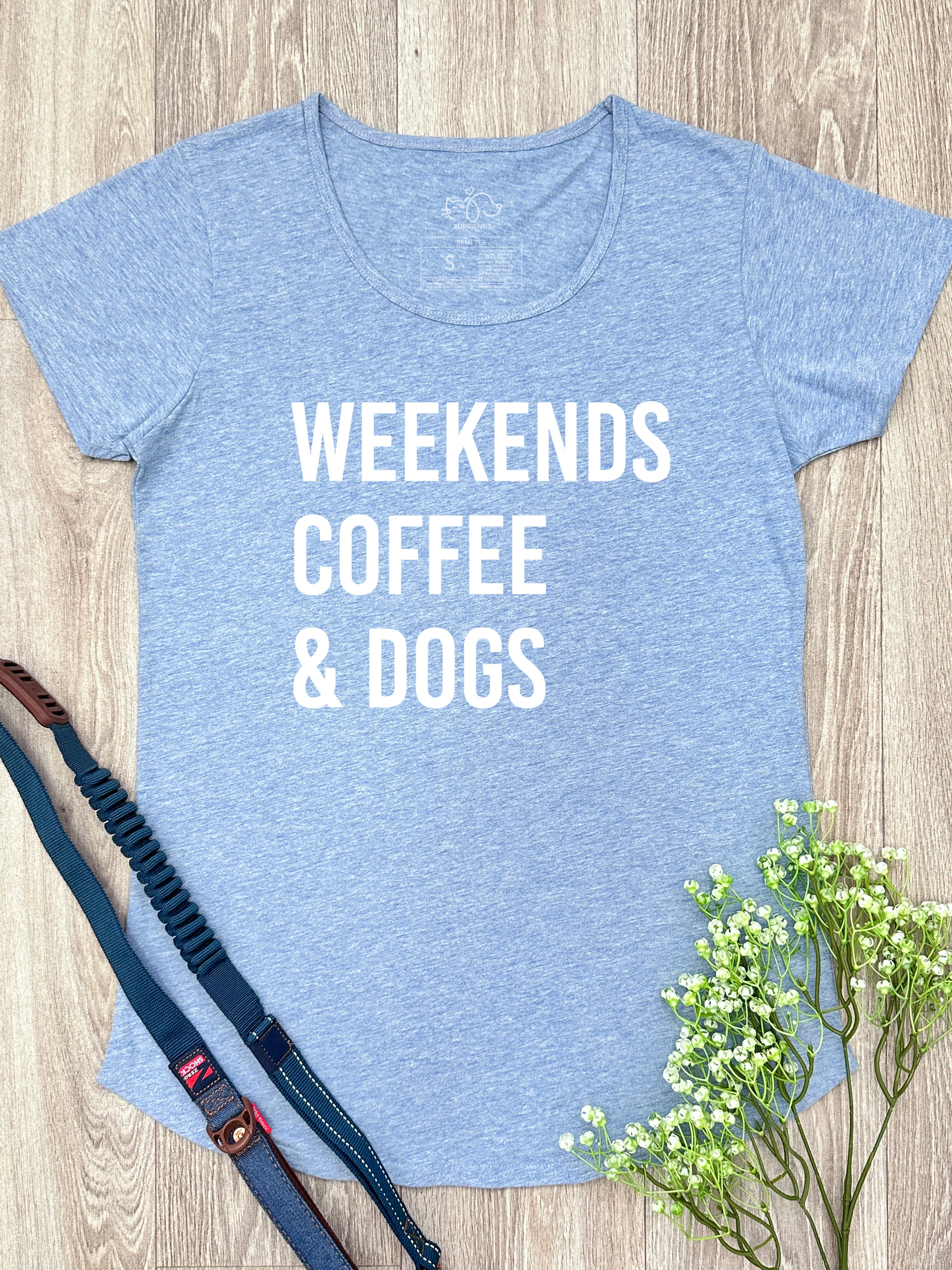 Weekends Coffee & Dogs Remi Women's Tee - Image 2