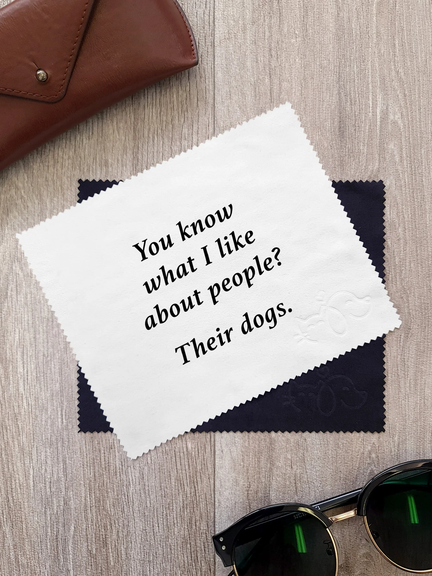 What I Like About People Microfibre Suede Glasses Cleaning Cloths (Twinpack) - Image 2