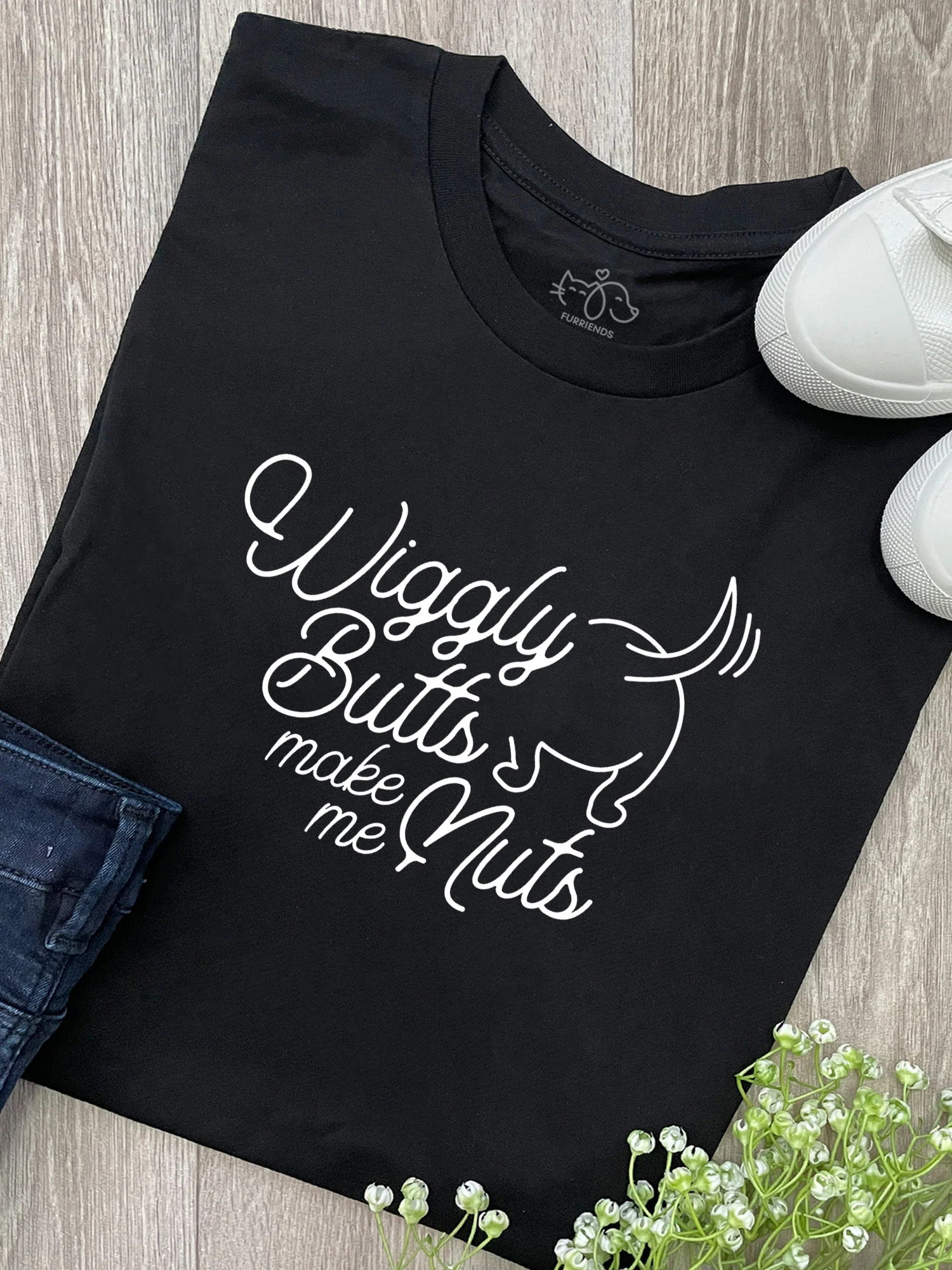 Wiggly Butts Make Me Nuts Ava Women's Regular Fit Tee - Image 2