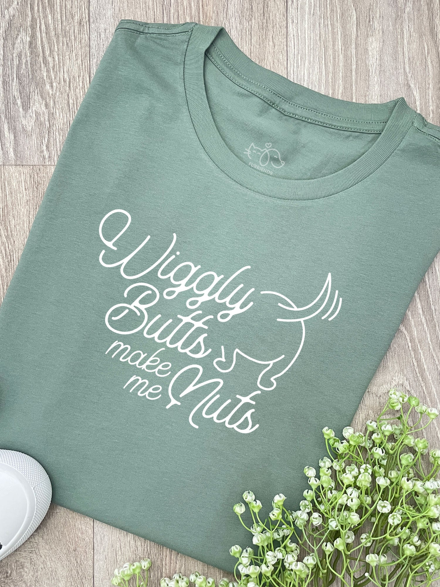 Wiggly Butts Make Me Nuts Ava Women's Regular Fit Tee - Image 6