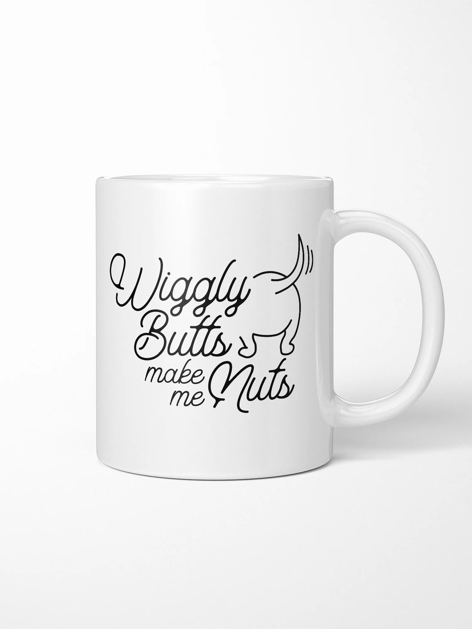 Wiggly Butts Make Me Nuts Ceramic Mug - Image 2